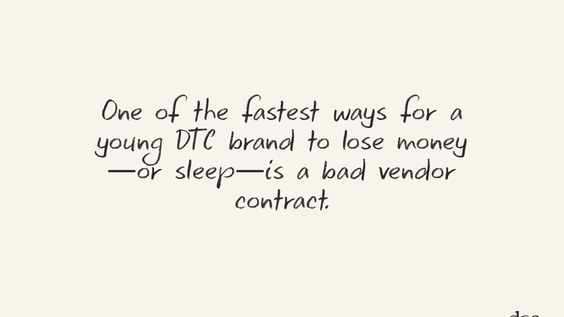 Vendor & Contract Management 101: What Every DTC Founder Needs to Know