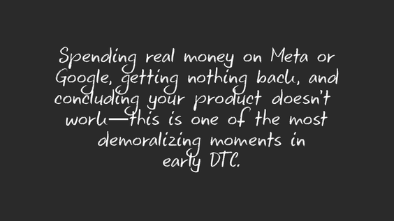 Your Paid Ads Failed. Here's What It Actually Means for Your DTC Brand.
