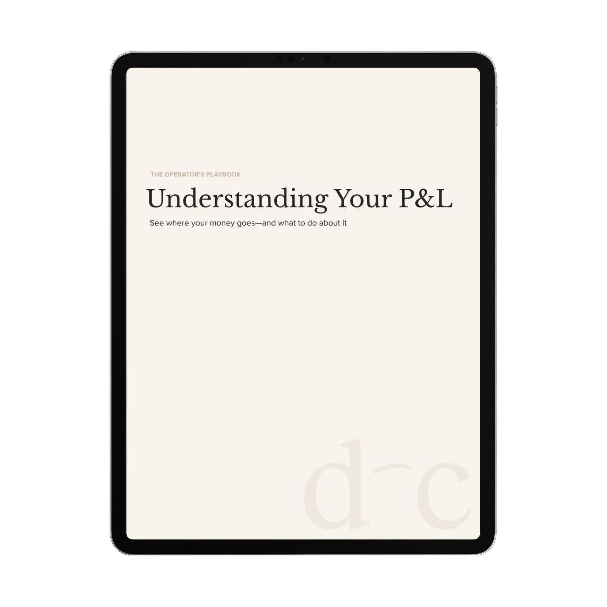 Understanding Your P&L