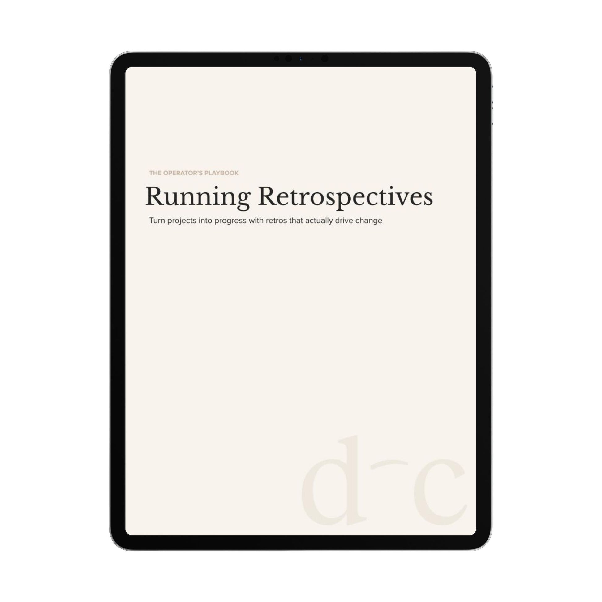 Running Retrospectives