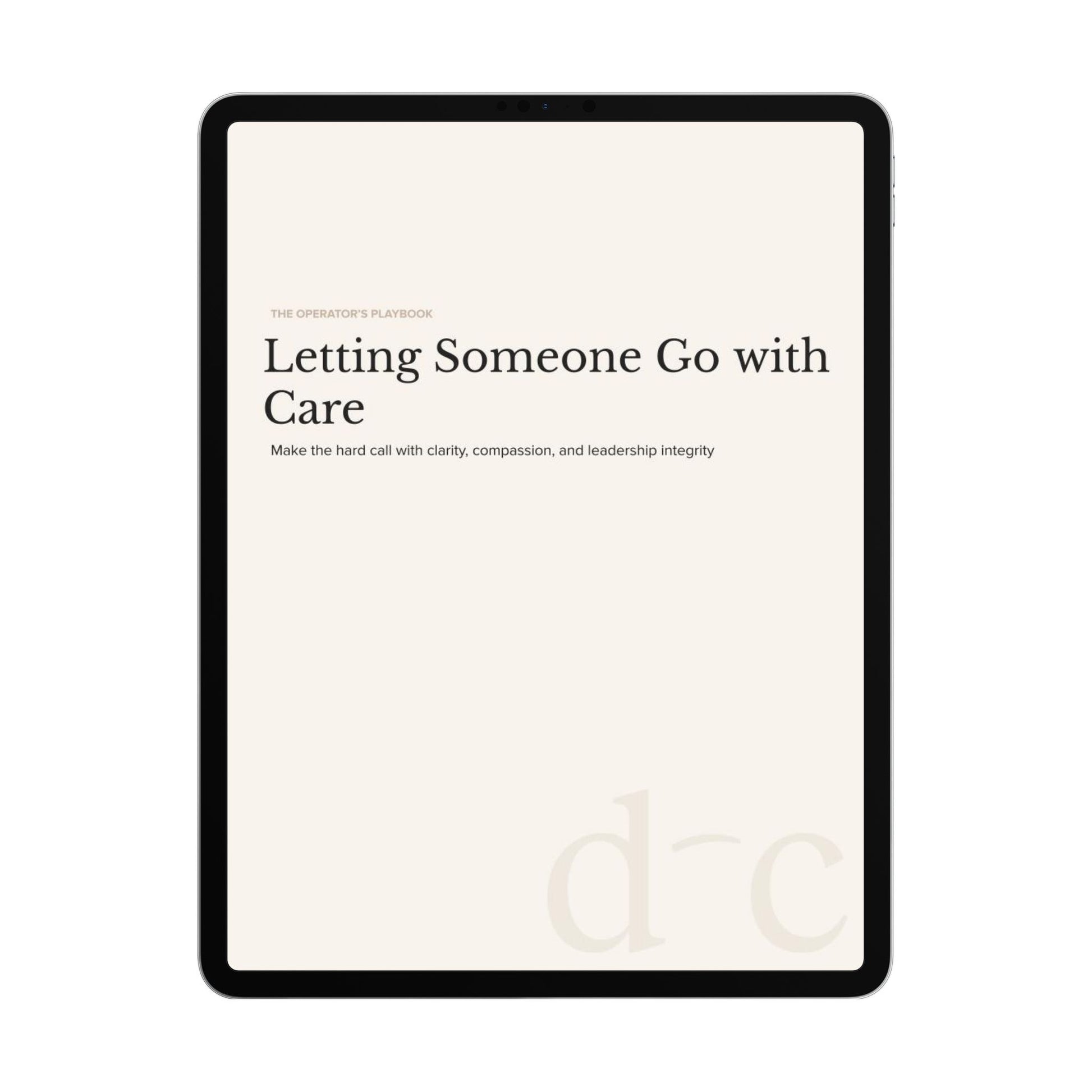 Letting Someone Go with Care