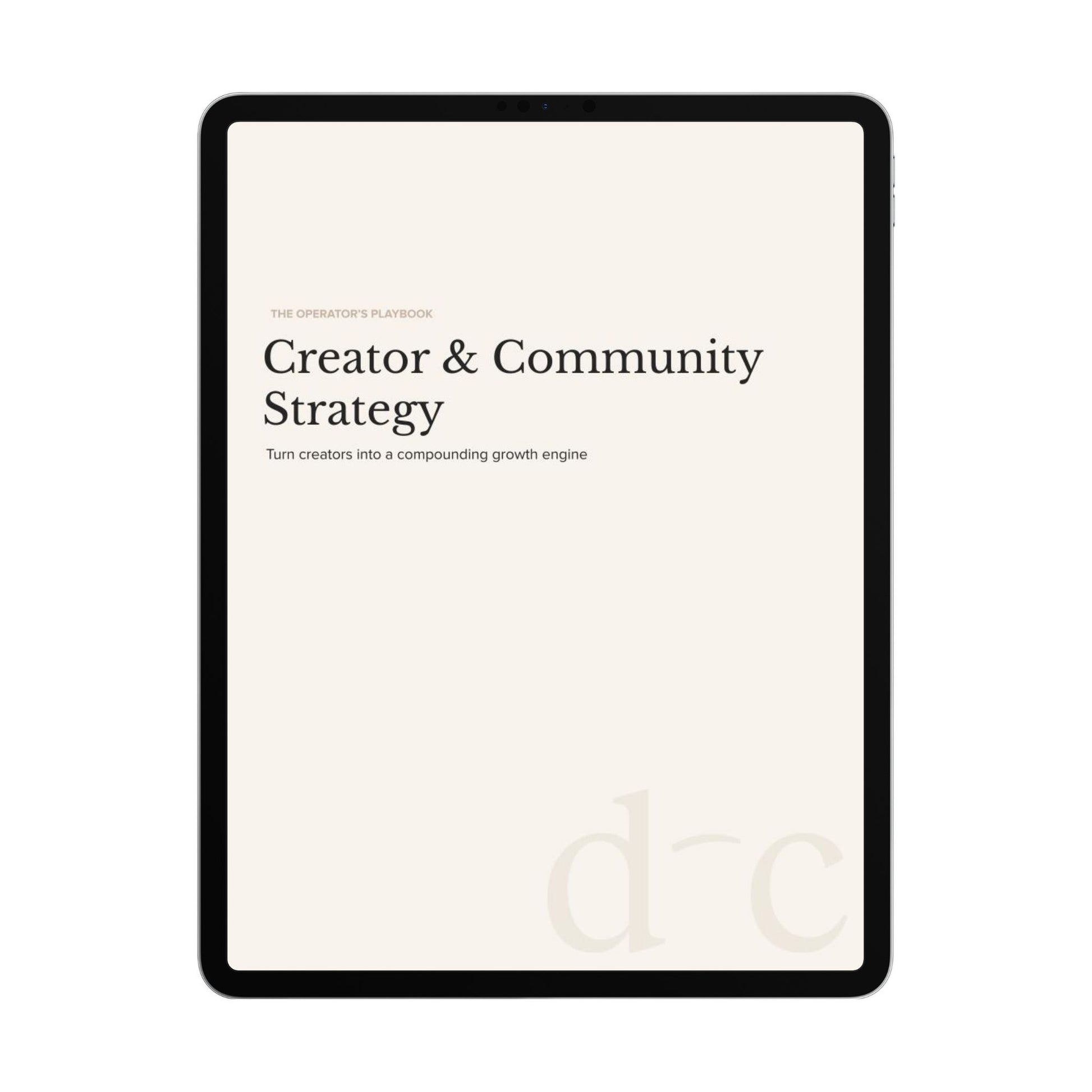 Creator & Community Strategy