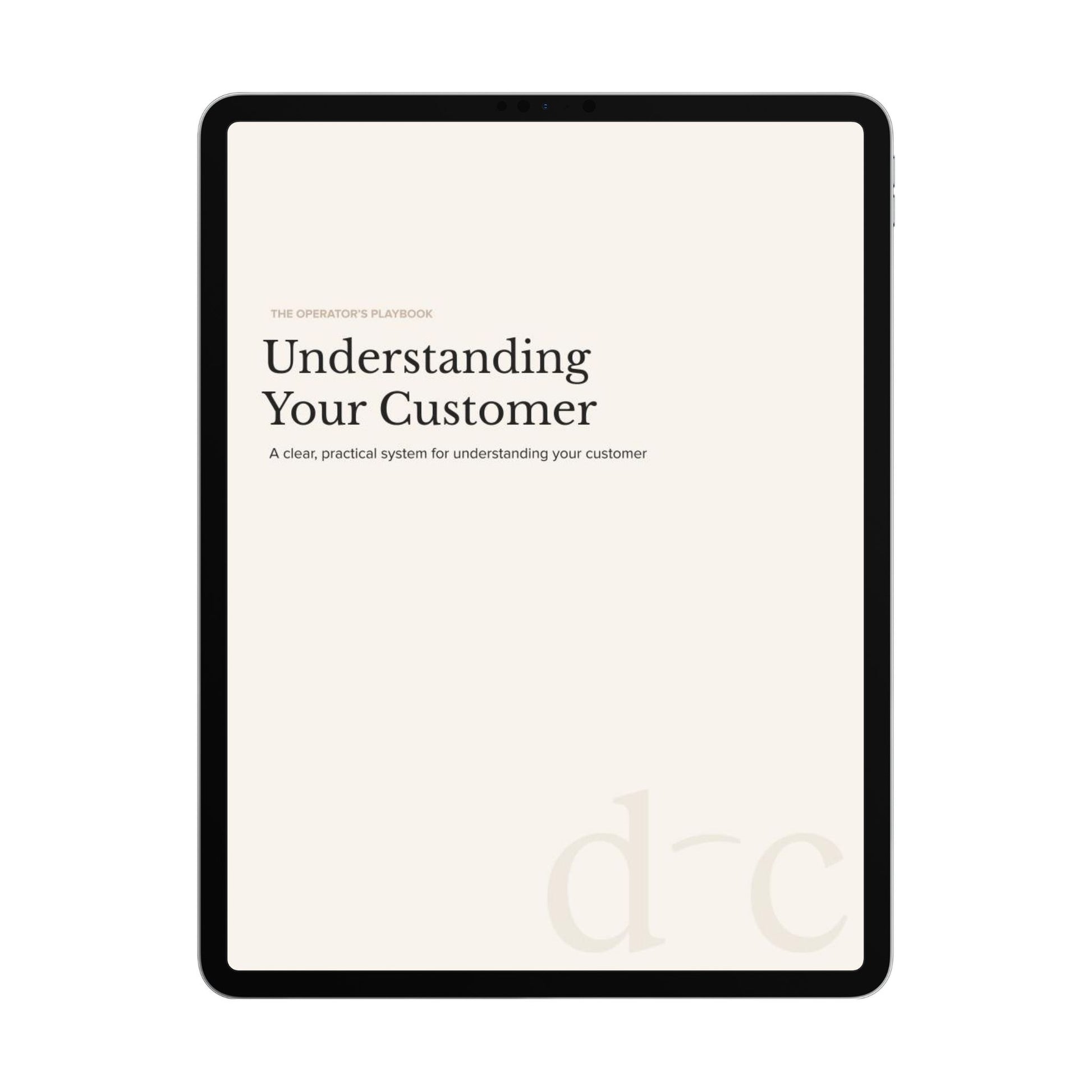 Understanding Your Customer
