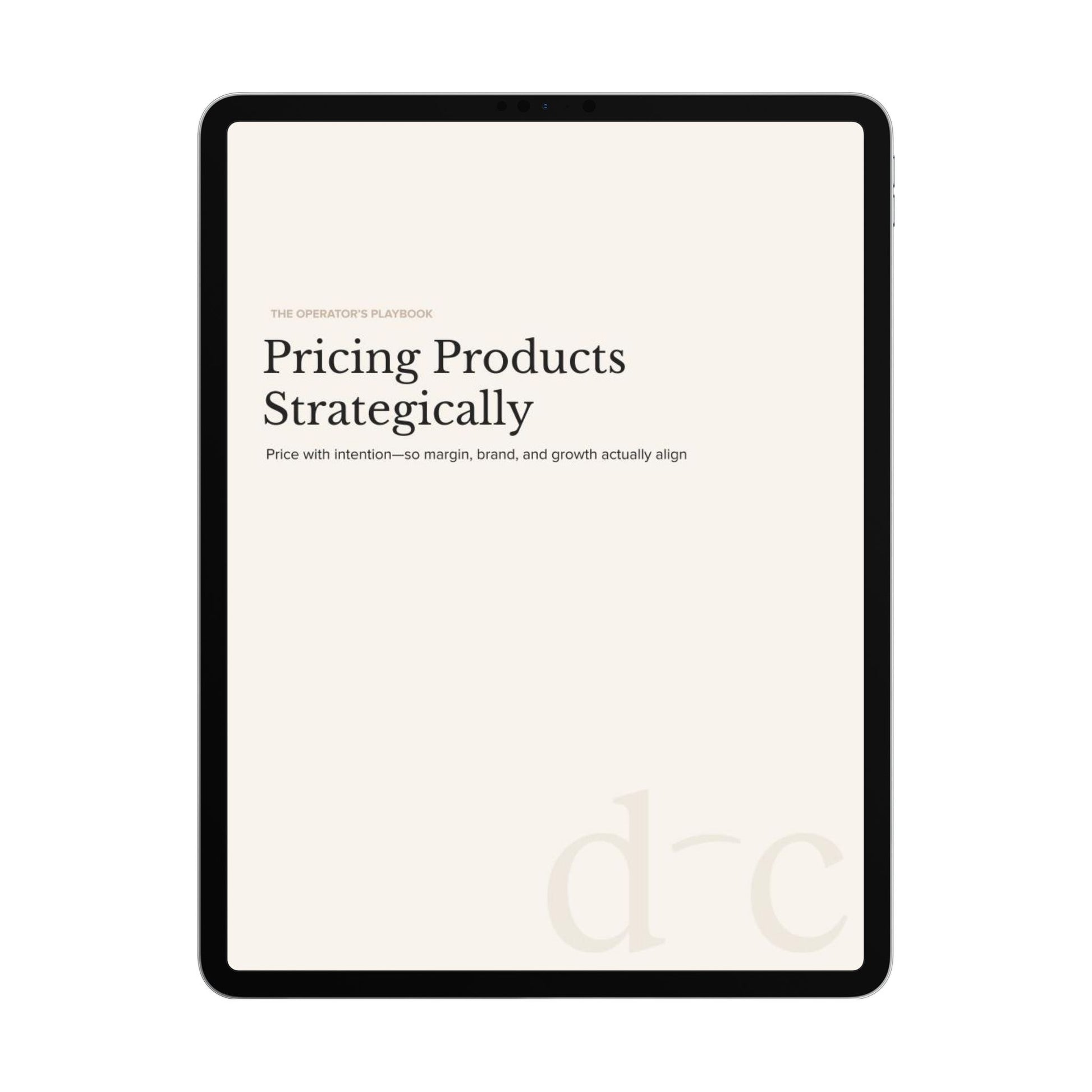 Pricing Products Strategically