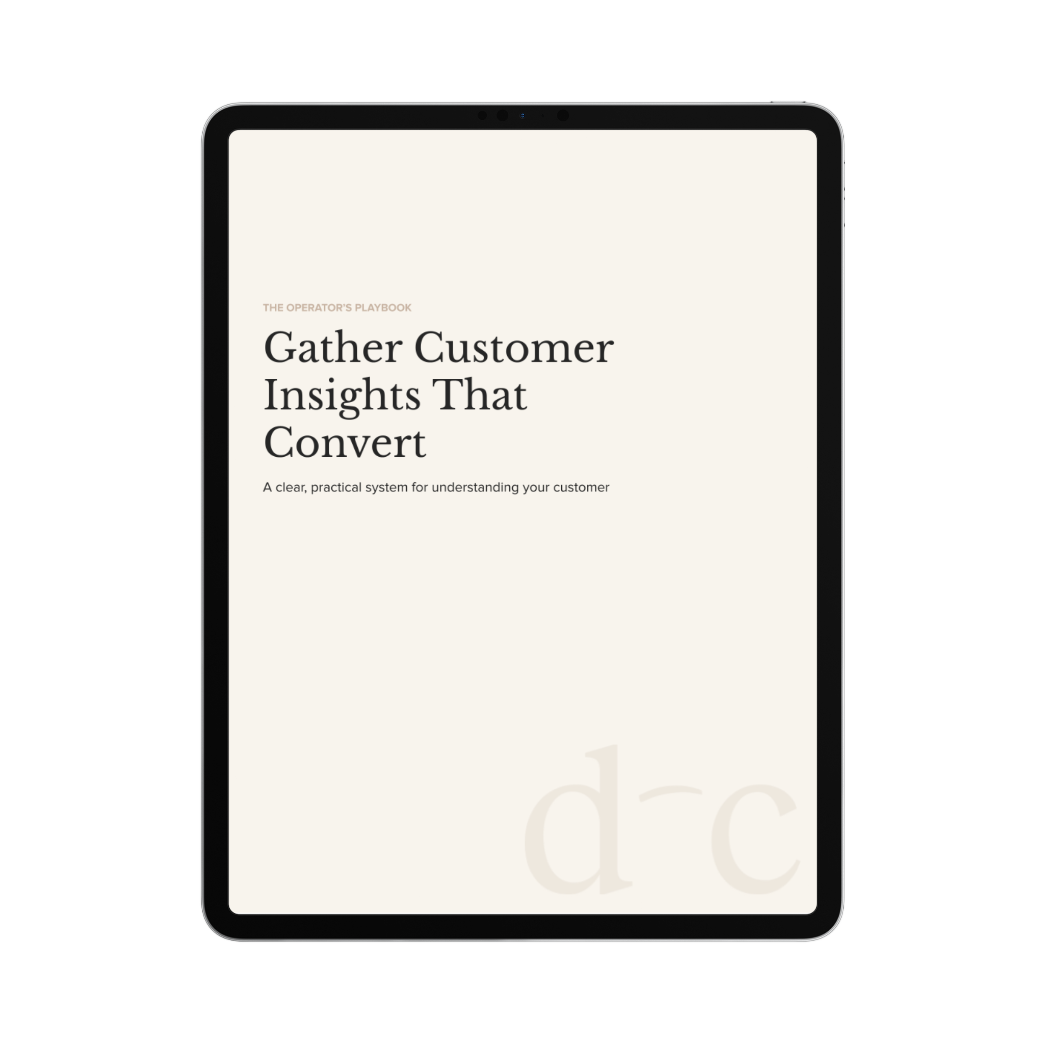 Gather Customer Insights That Convert
