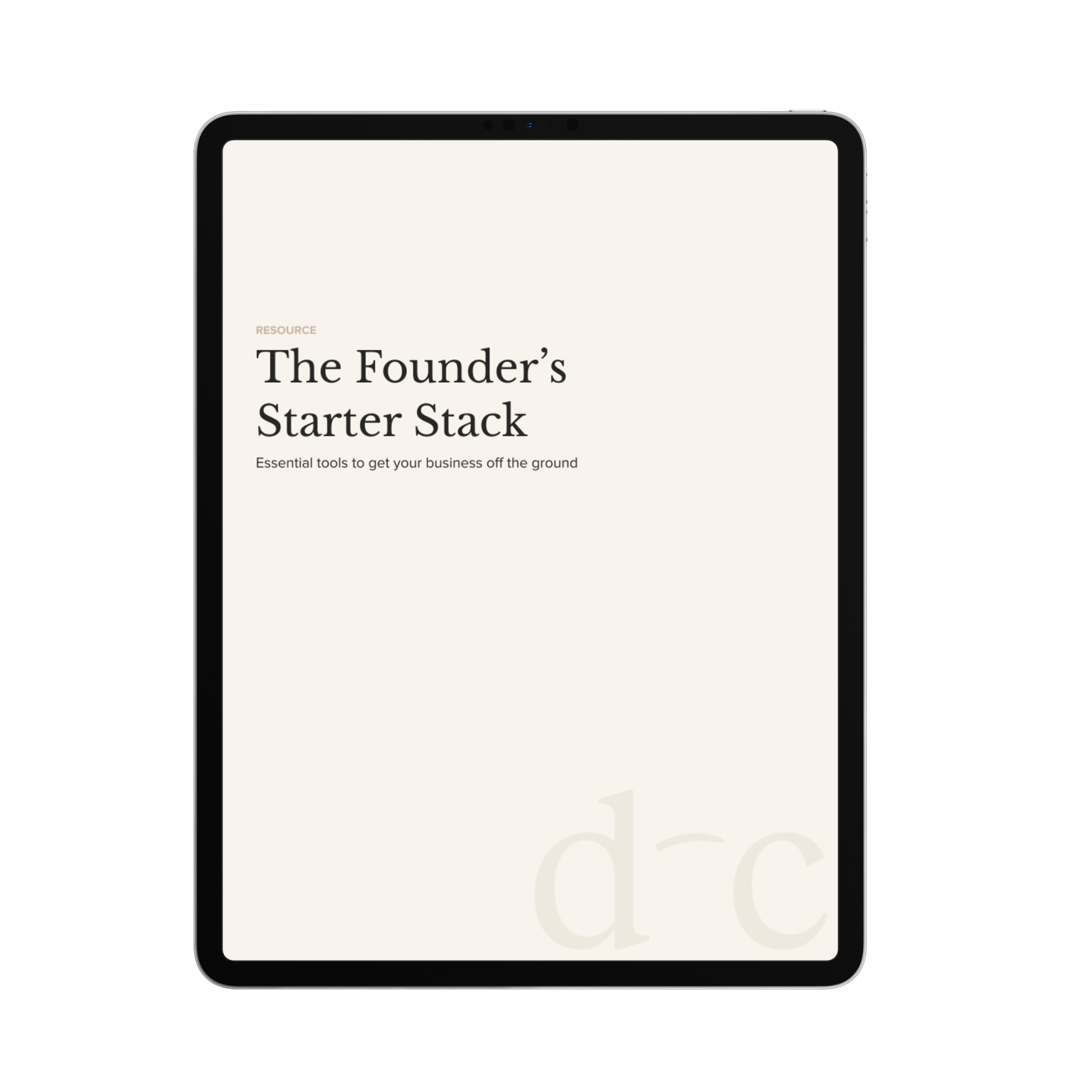 Startup Tools & Resources