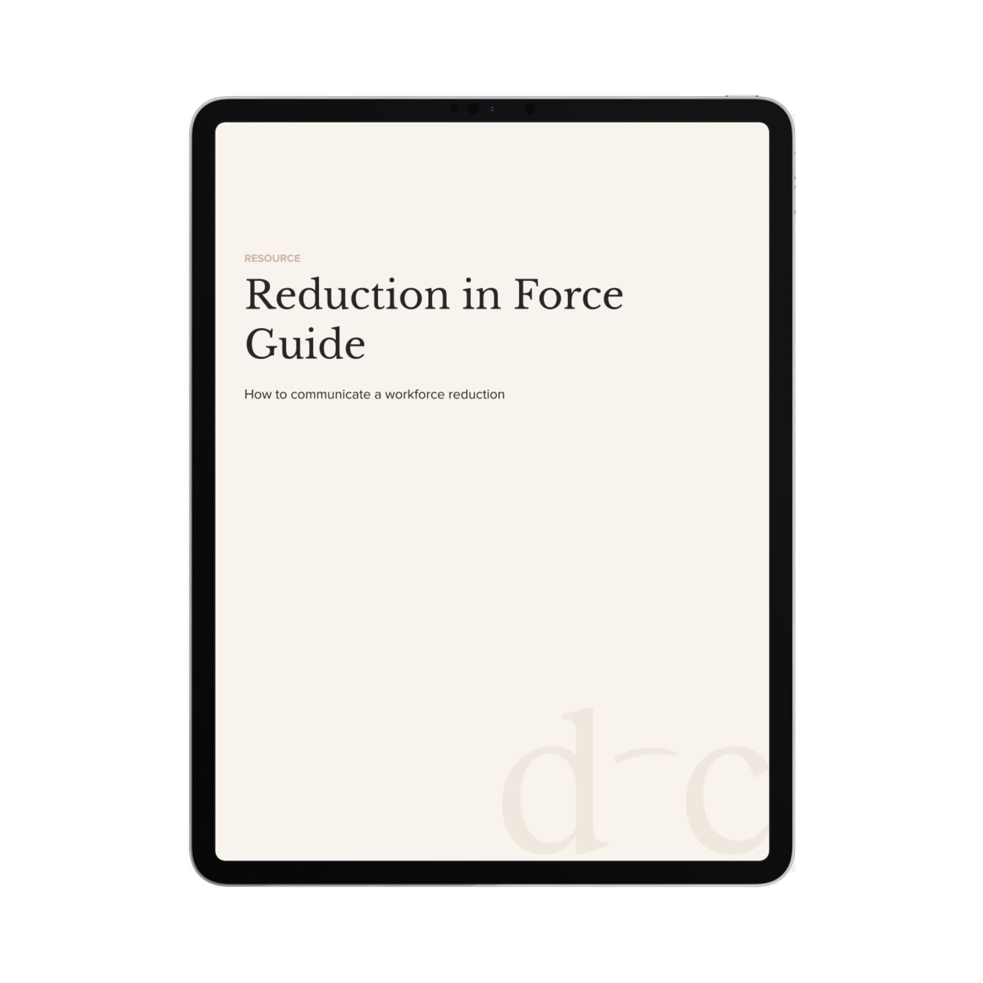 Reduction in Force Guide
