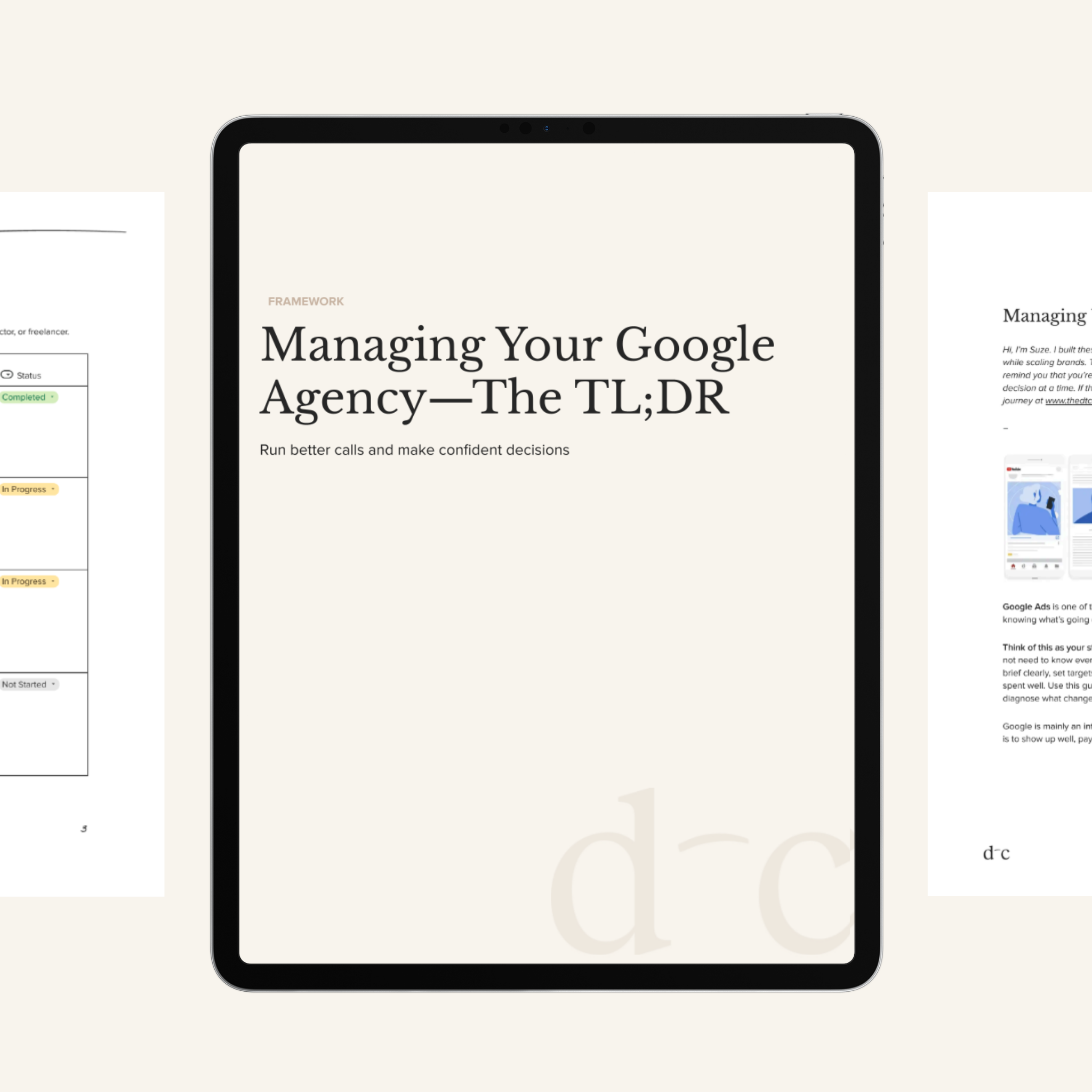 Managing Your Google Agency—The TL;DR