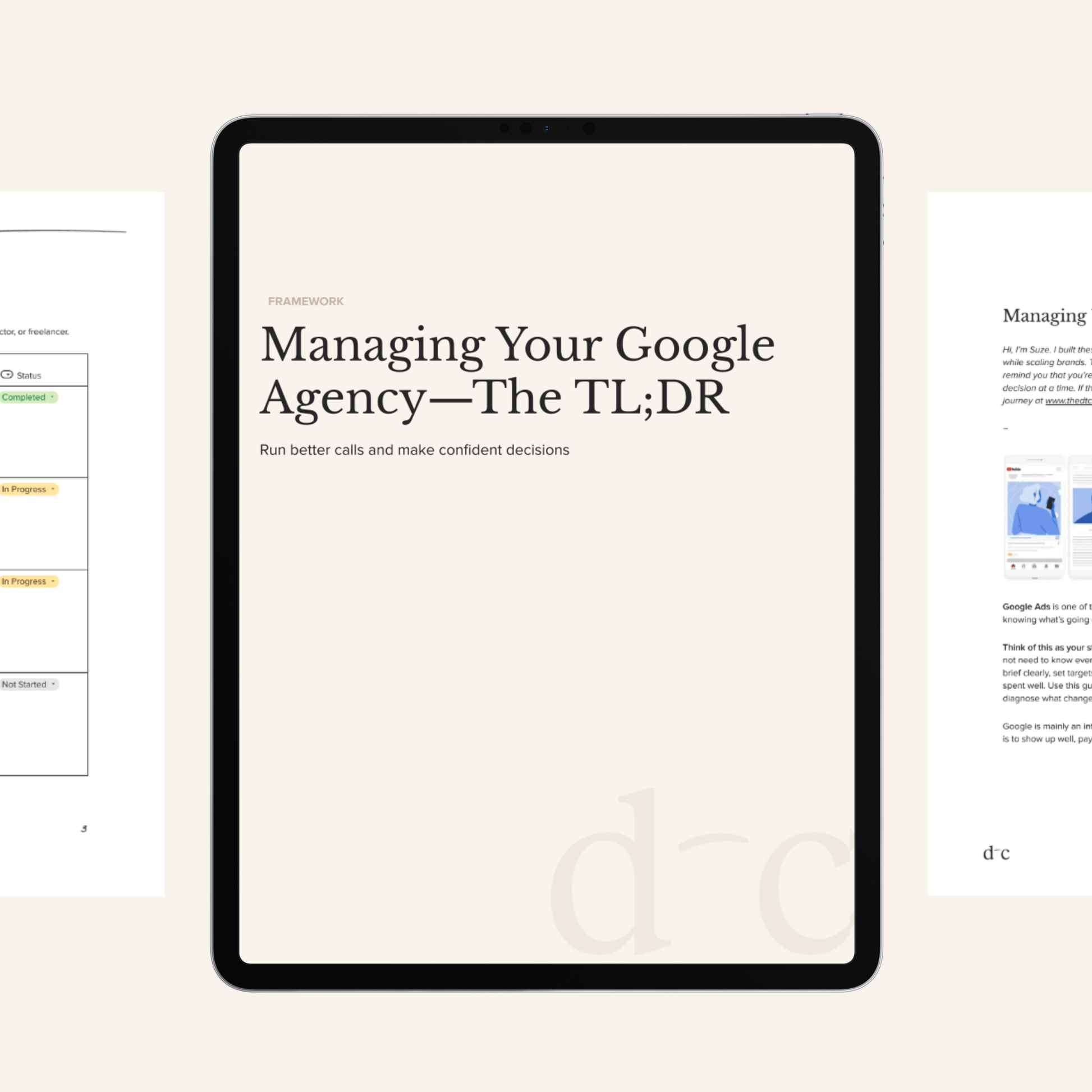 Managing Your Google Agency—The TL;DR