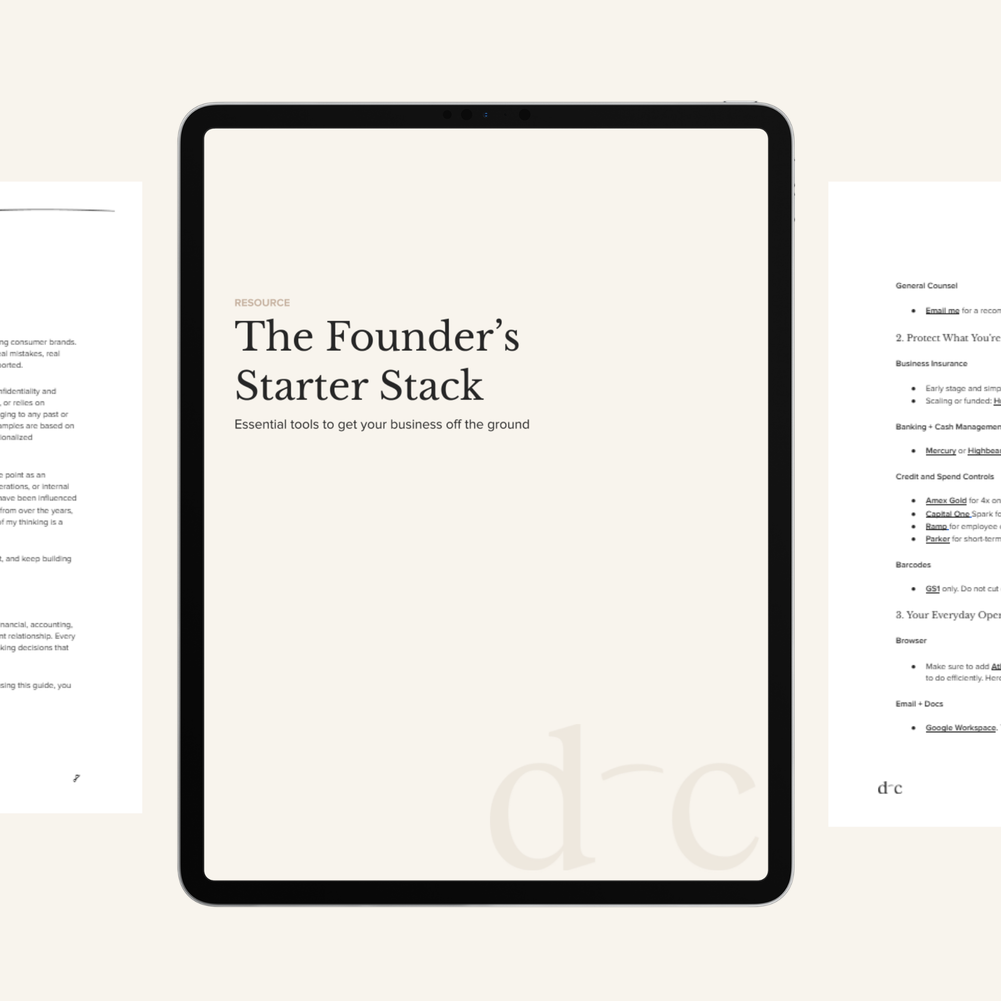 Startup Tools & Resources