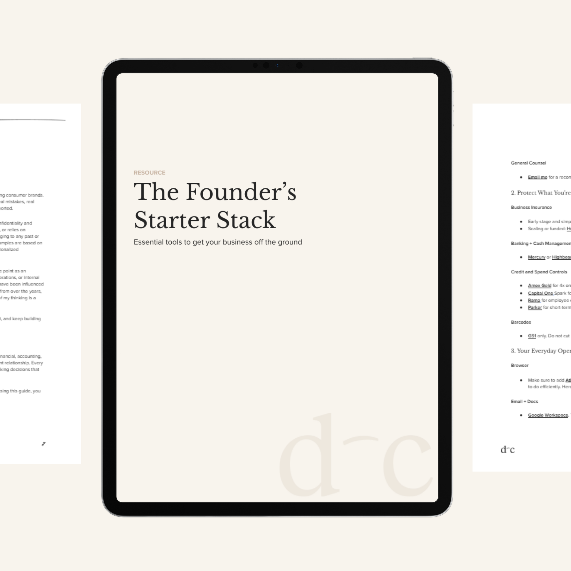 Startup Tools & Resources