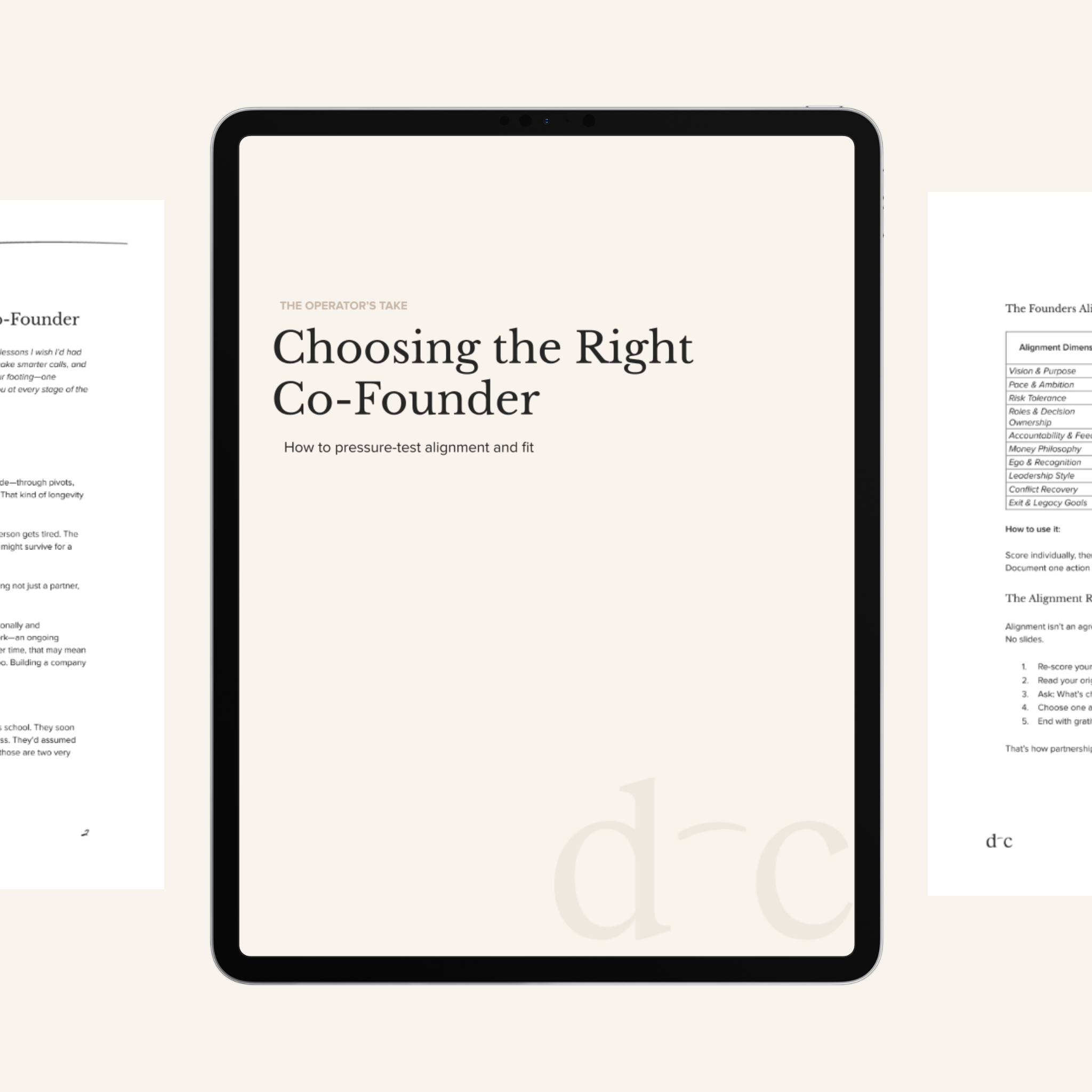 Choosing the Right Co-Founder