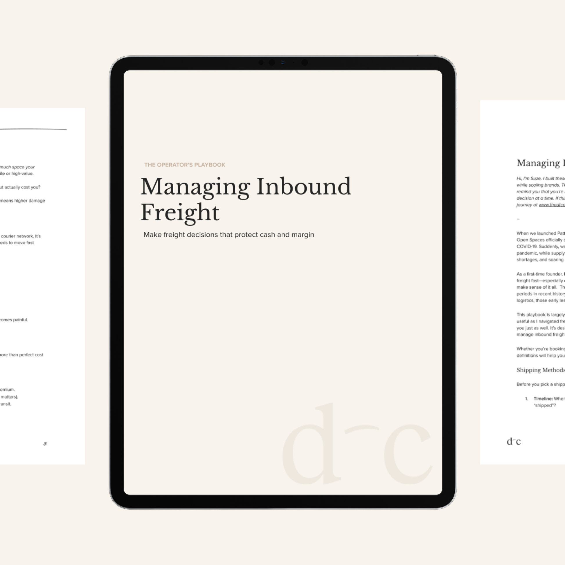 Managing Inbound Freight