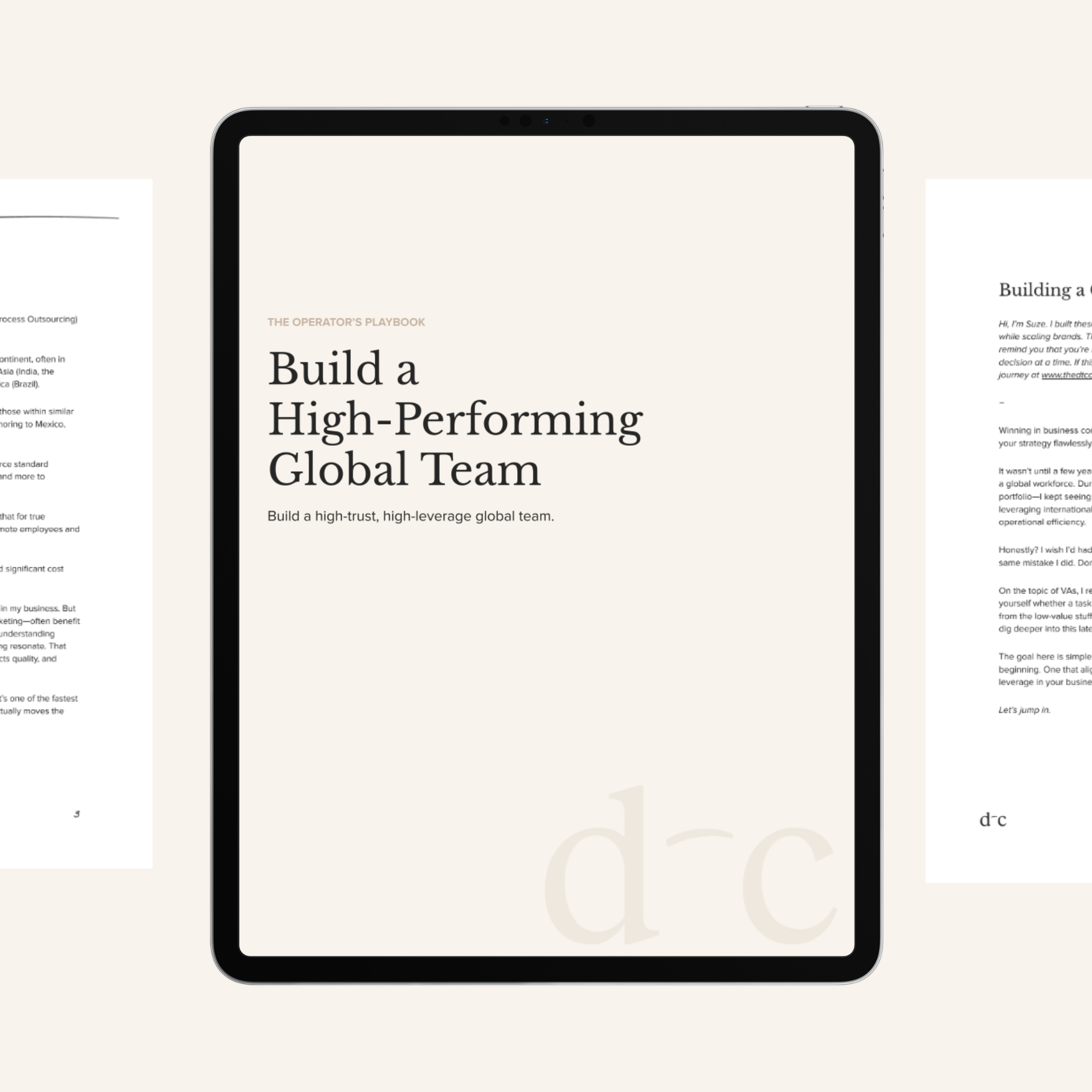 Build a High-Performing Global Team