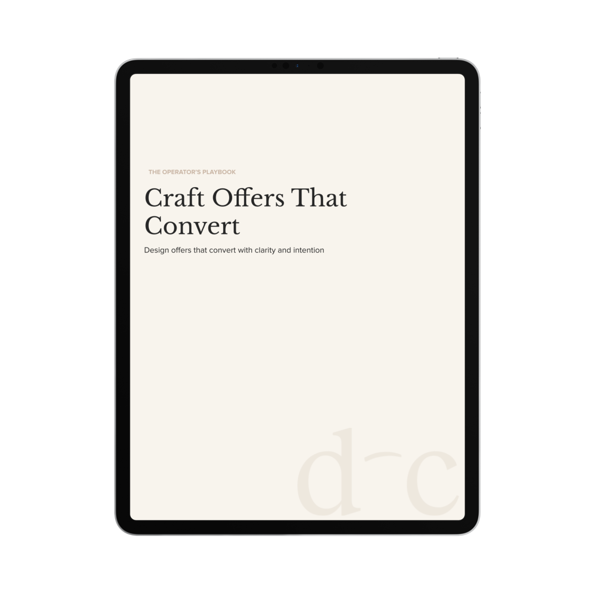 Craft Offers That Convert
