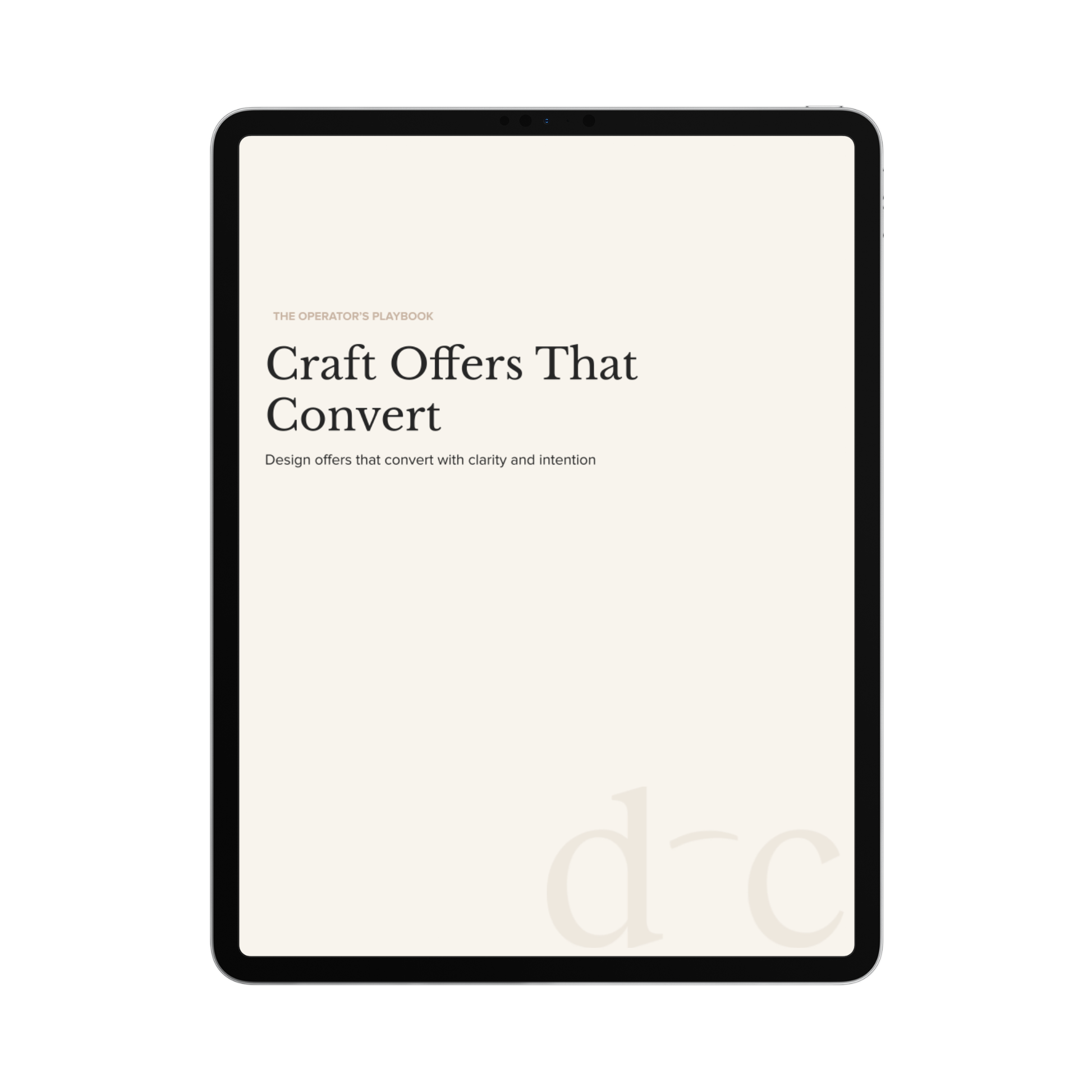 Craft Offers That Convert