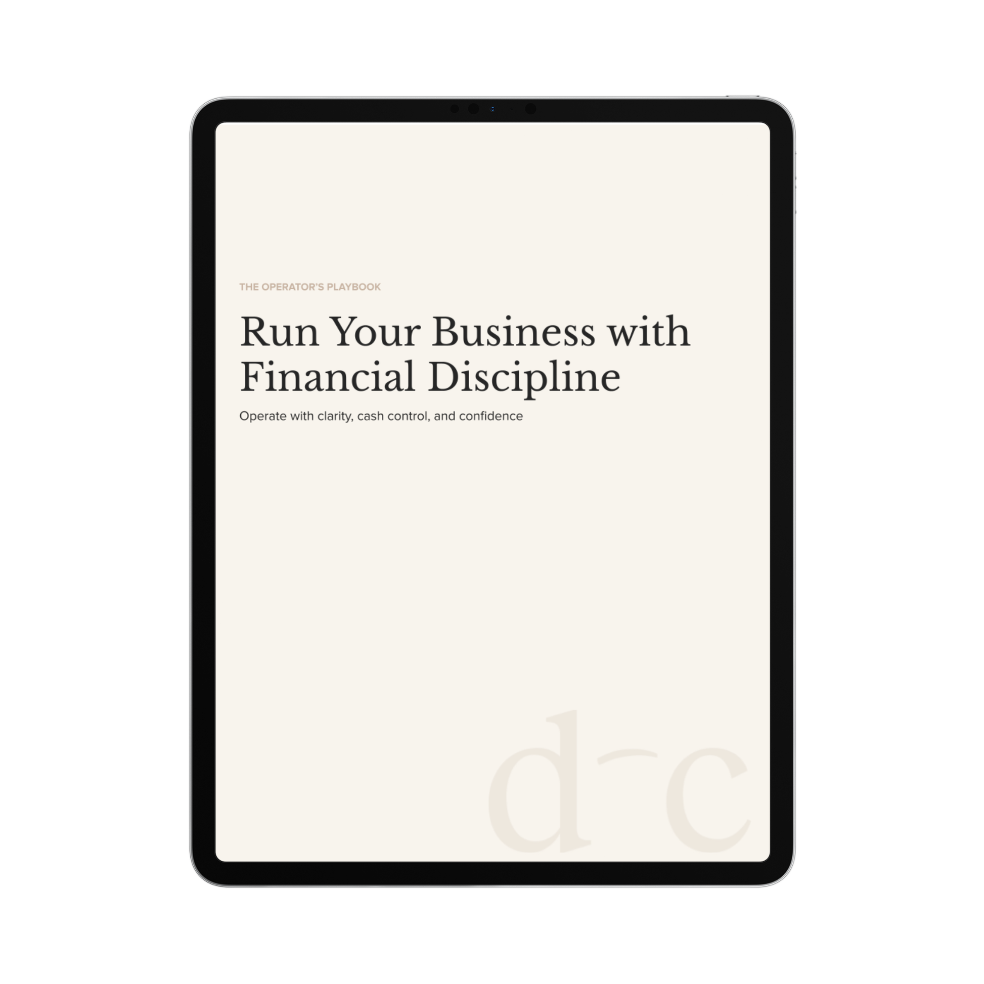 Run Your Business with Financial Discipline