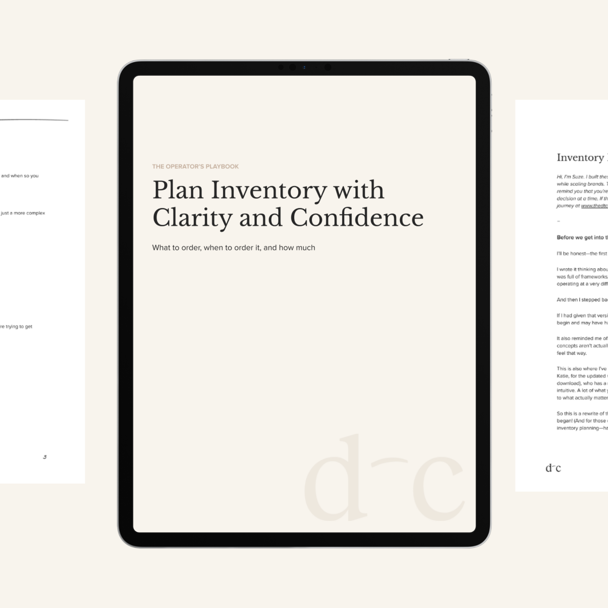 Plan Inventory with Clarity and Confidence