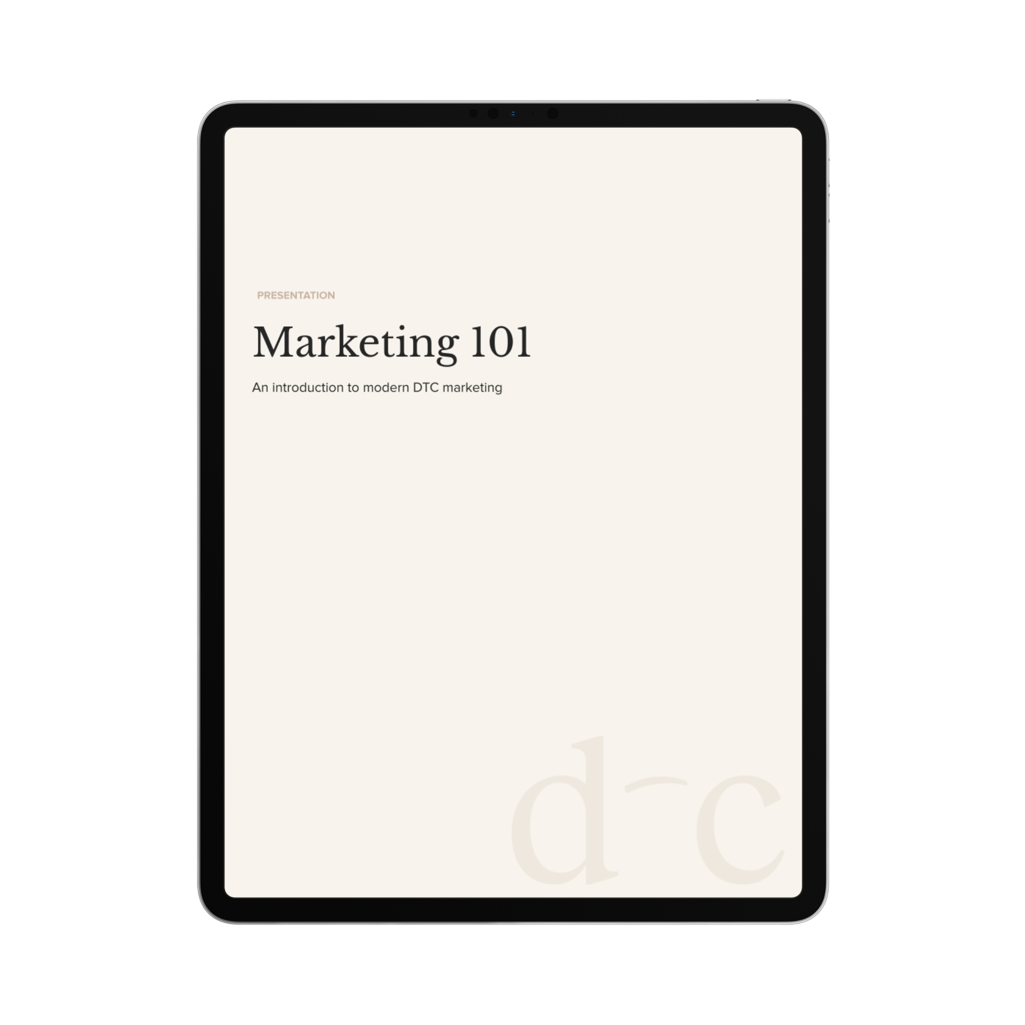 Marketing 101