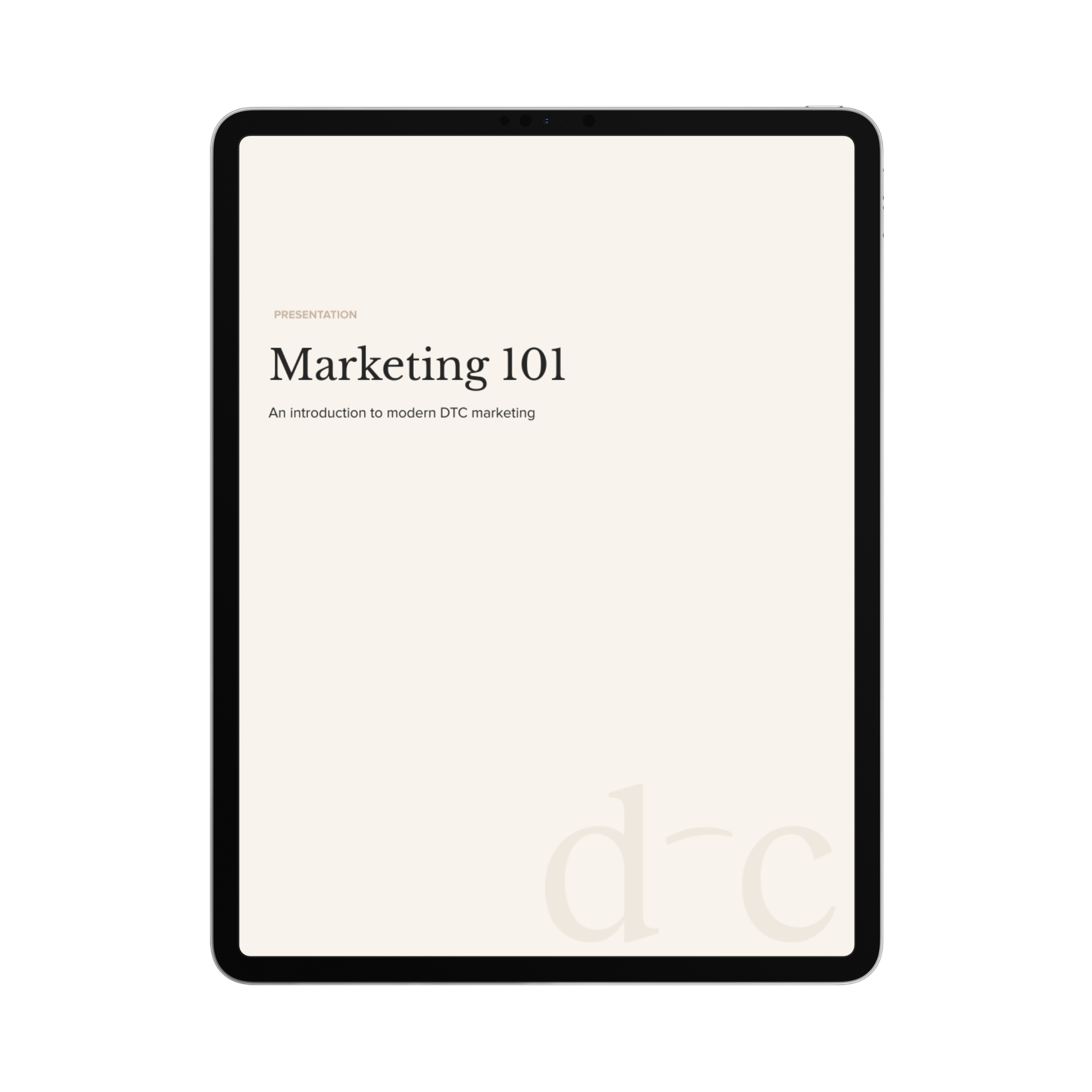 Marketing 101