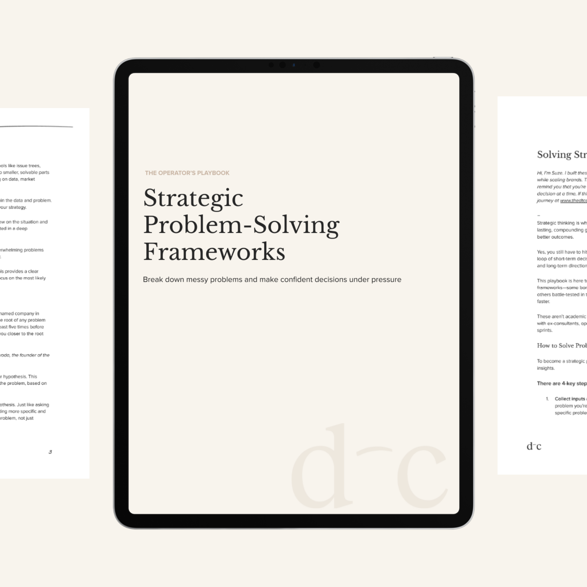 Strategic Problem-Solving Frameworks
