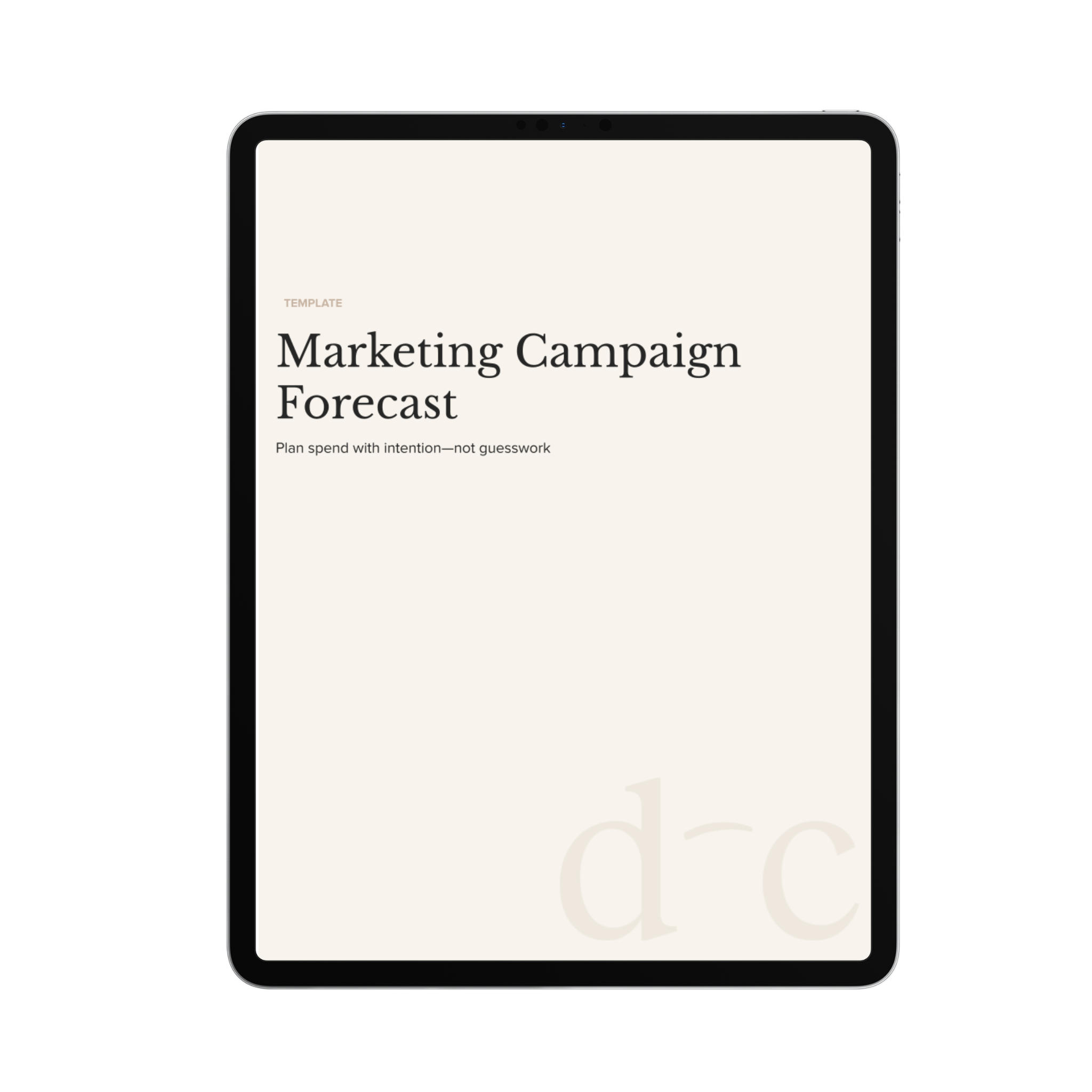 Marketing Campaign Forecast
