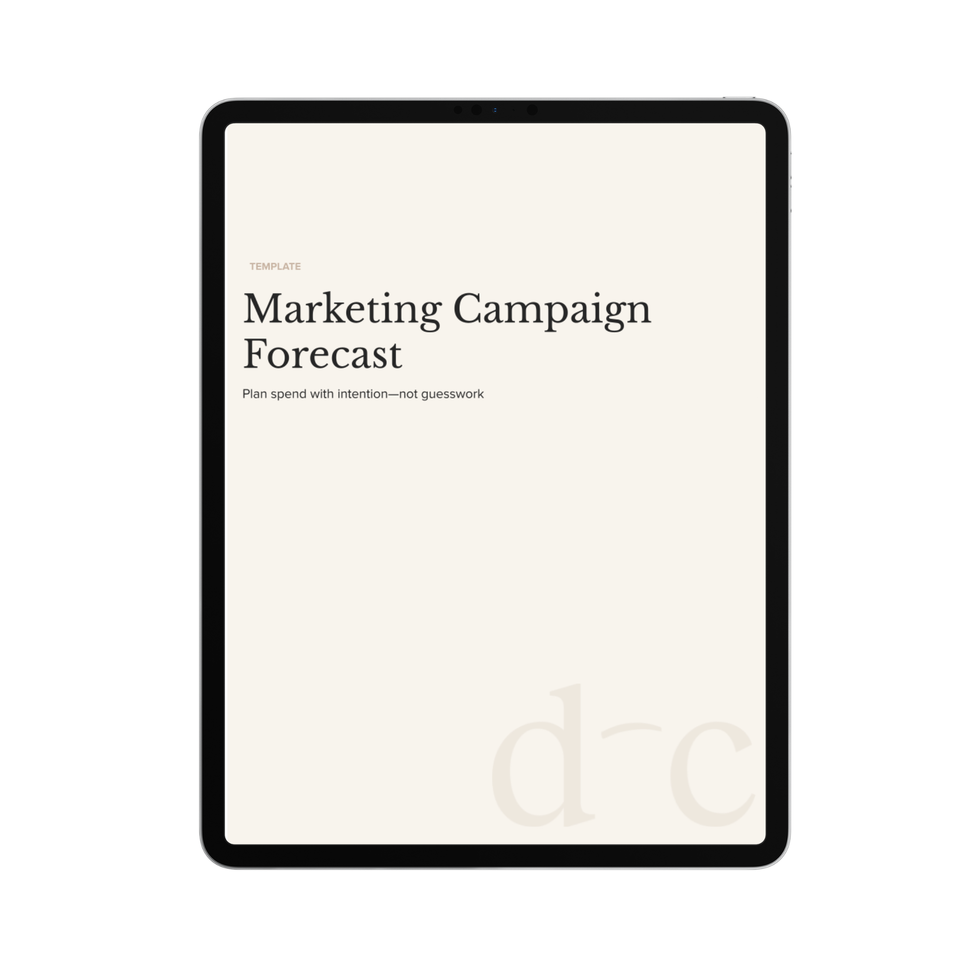 Marketing Campaign Forecast