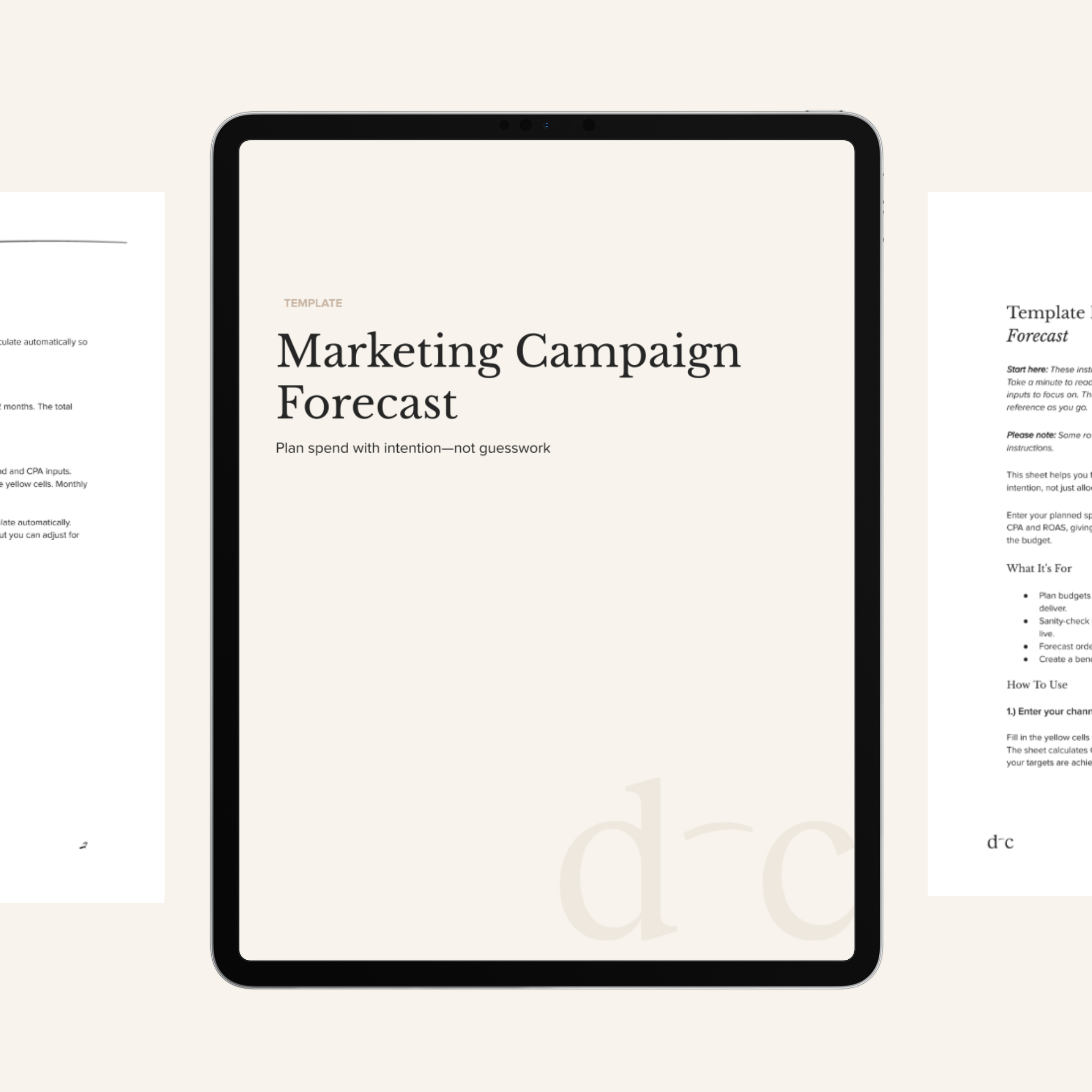 Marketing Campaign Forecast
