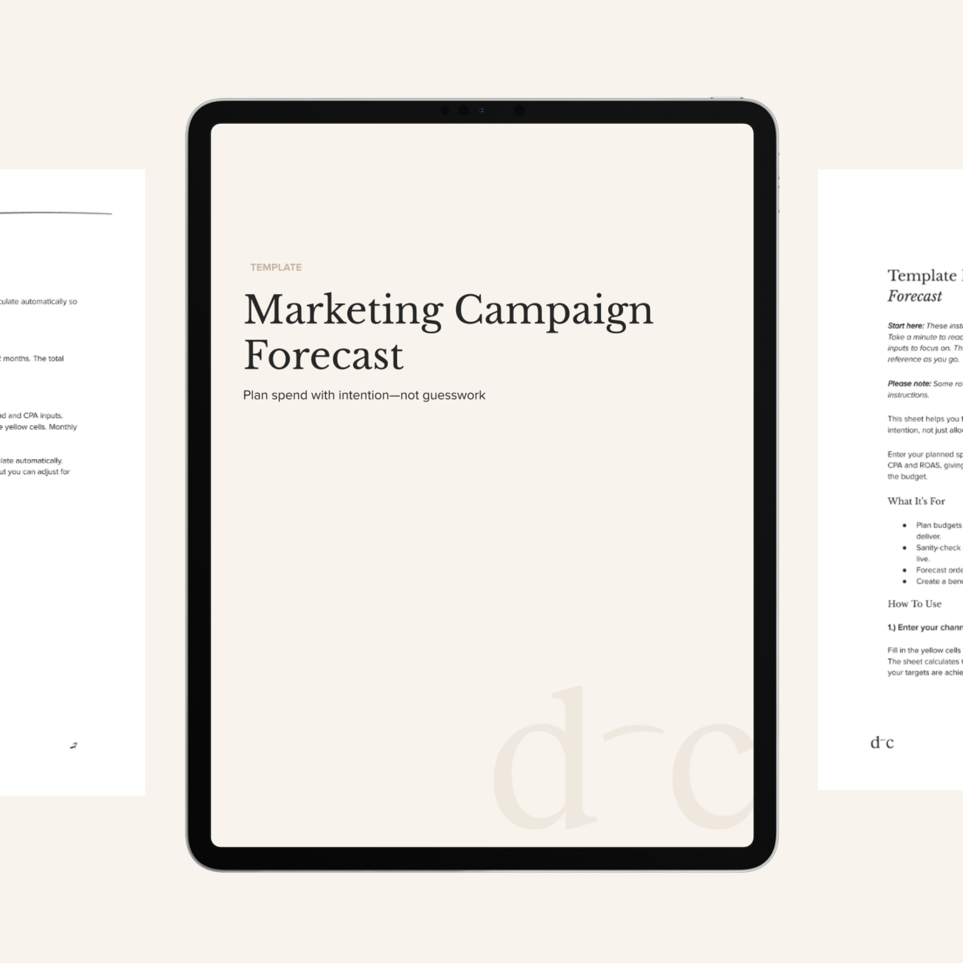 Marketing Campaign Forecast
