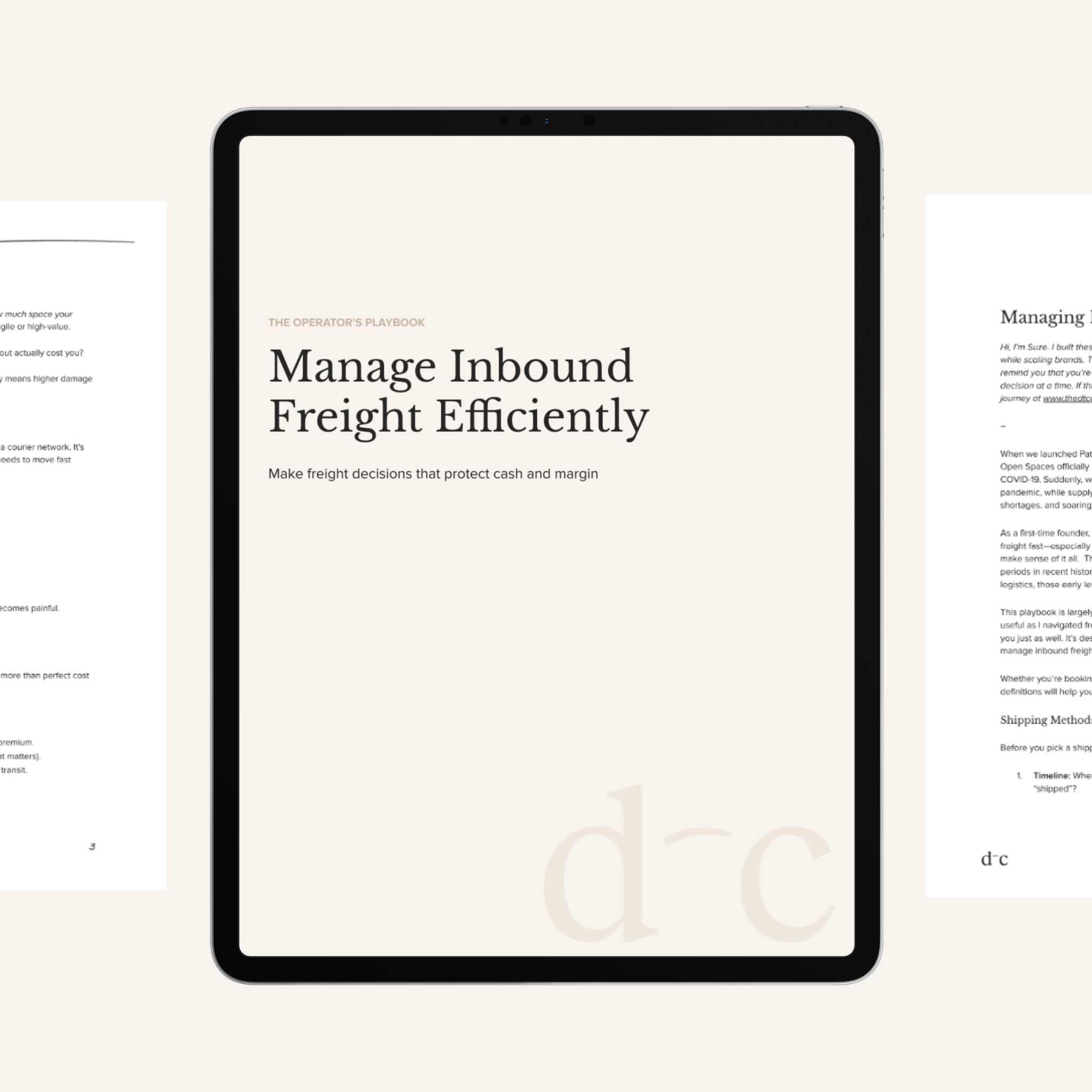 Manage Inbound Freight Efficiently