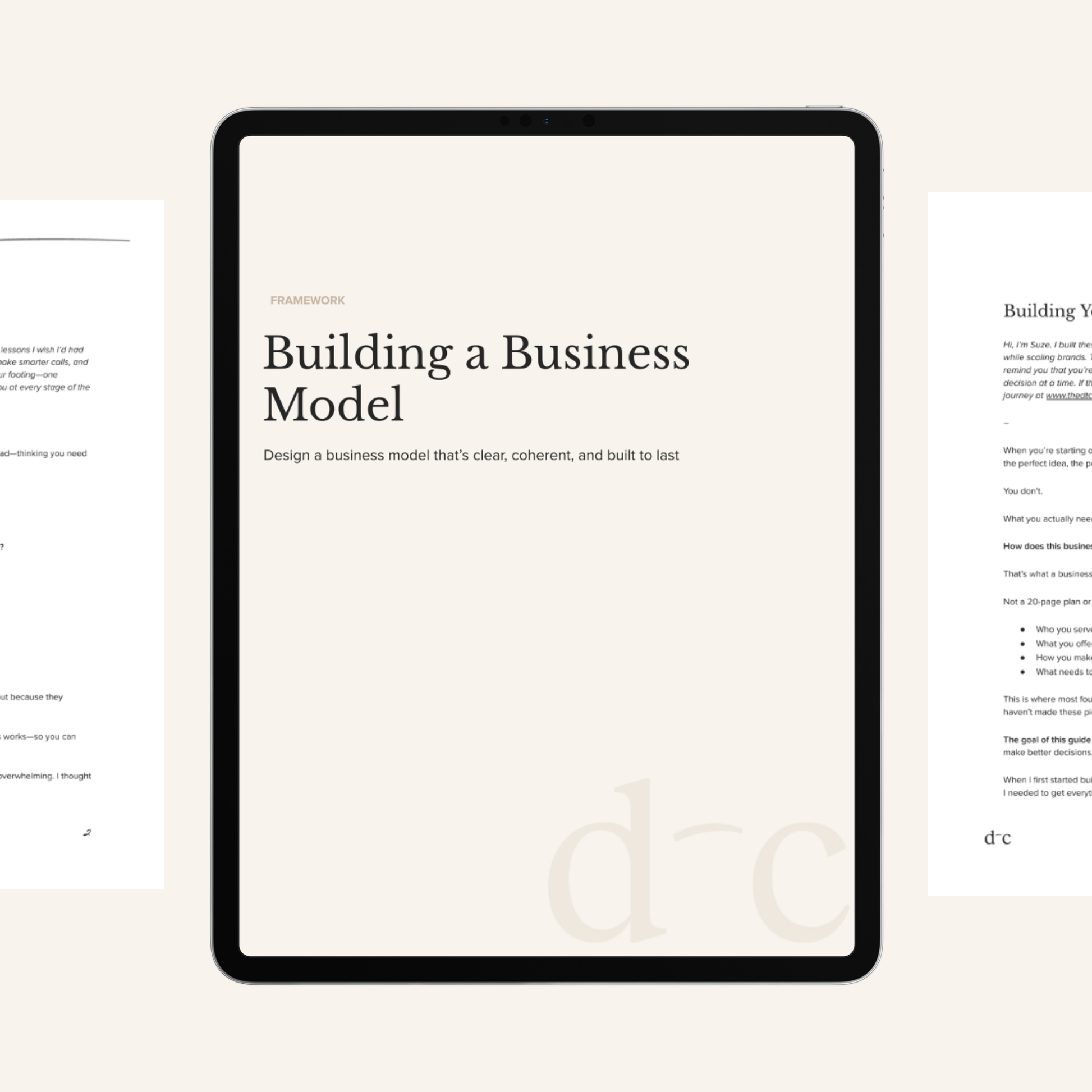 Building a Business Model