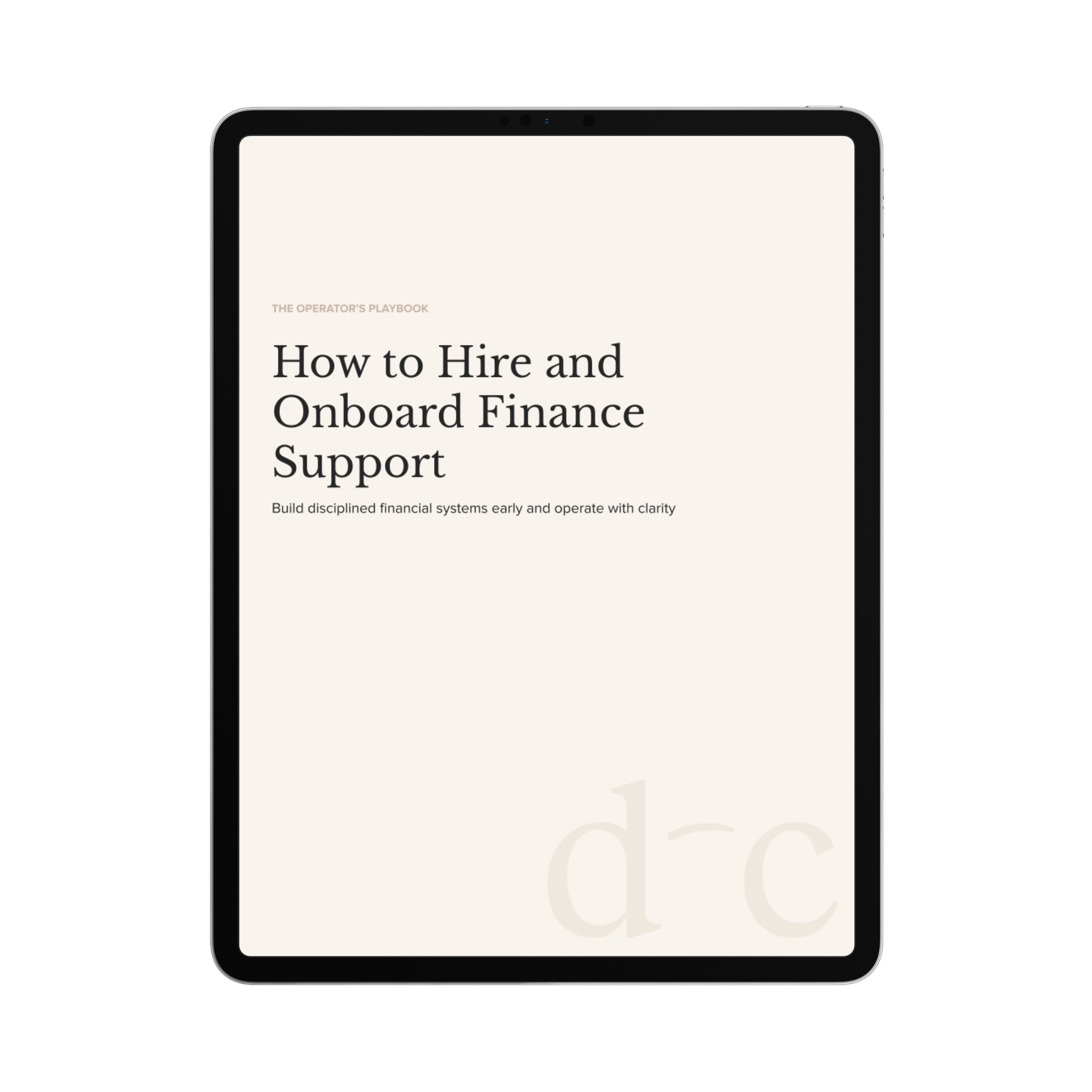 How to Hire and Onboard Finance Support