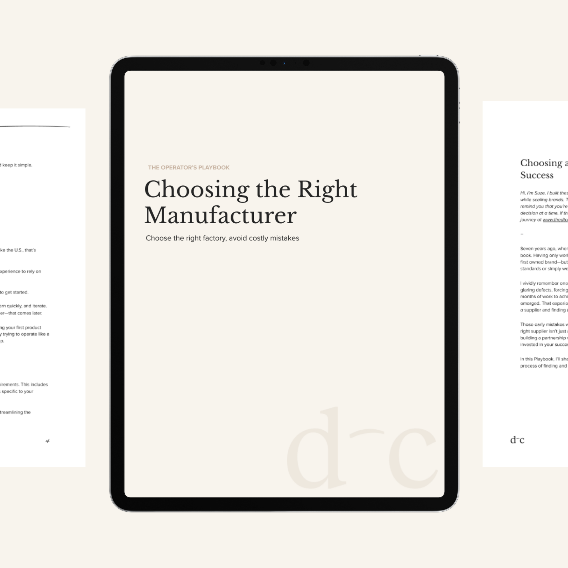 Choosing the Right Manufacturer