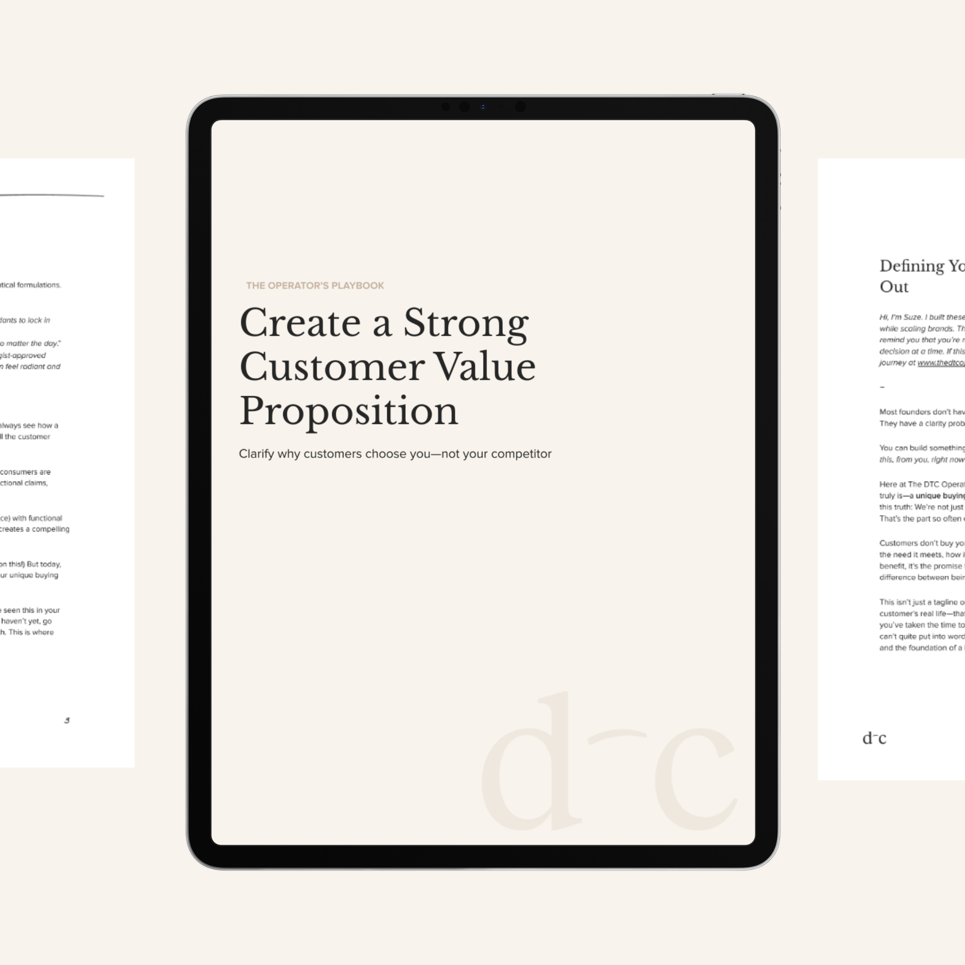 Create a Strong Customer Value Proposition