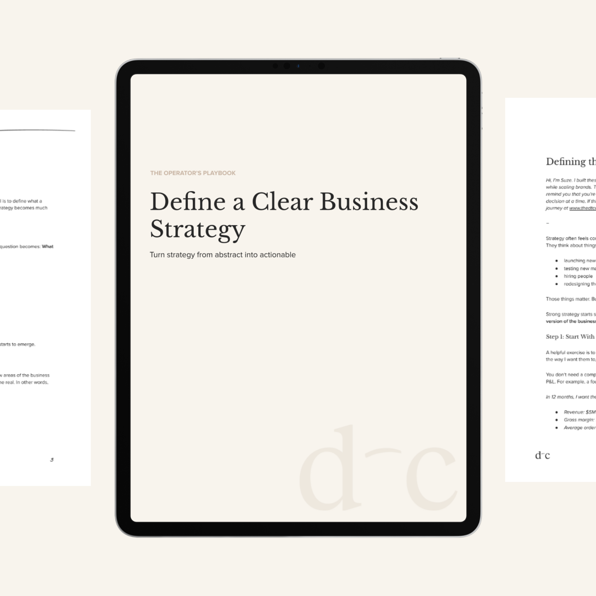 Define a Clear Business Strategy