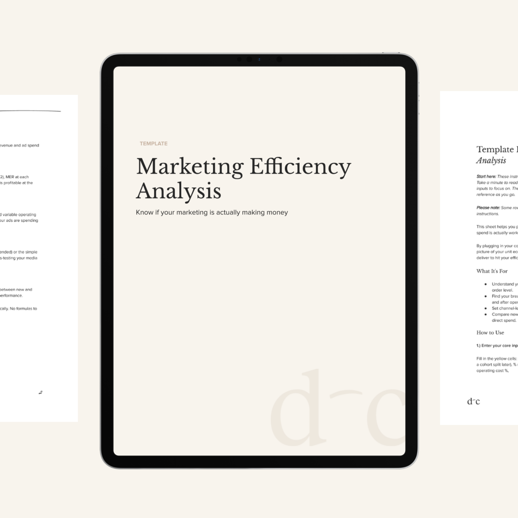 Marketing Efficiency Analysis