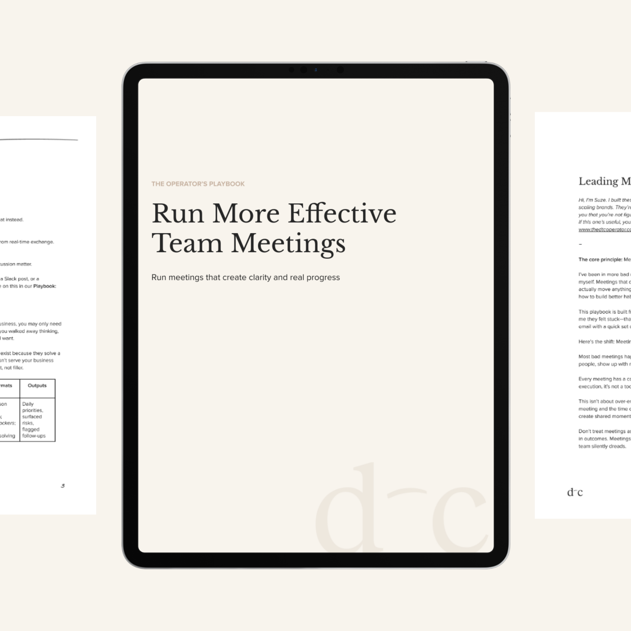 Run More Effective Team Meetings