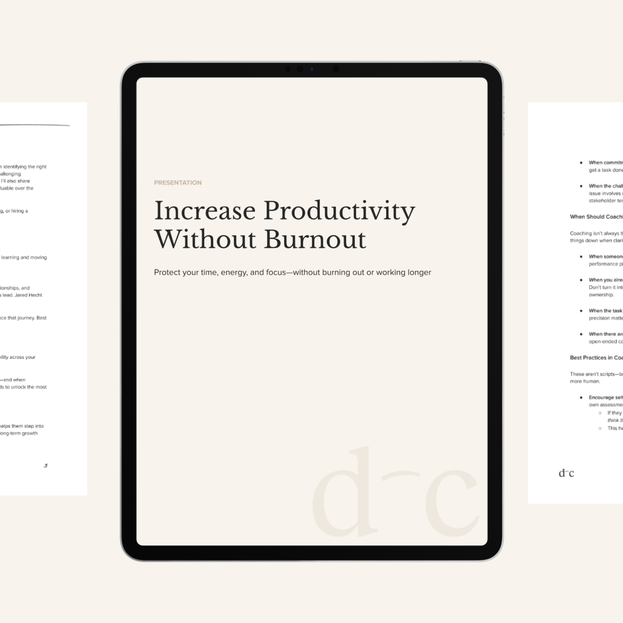 Increase Productivity Without Burnout