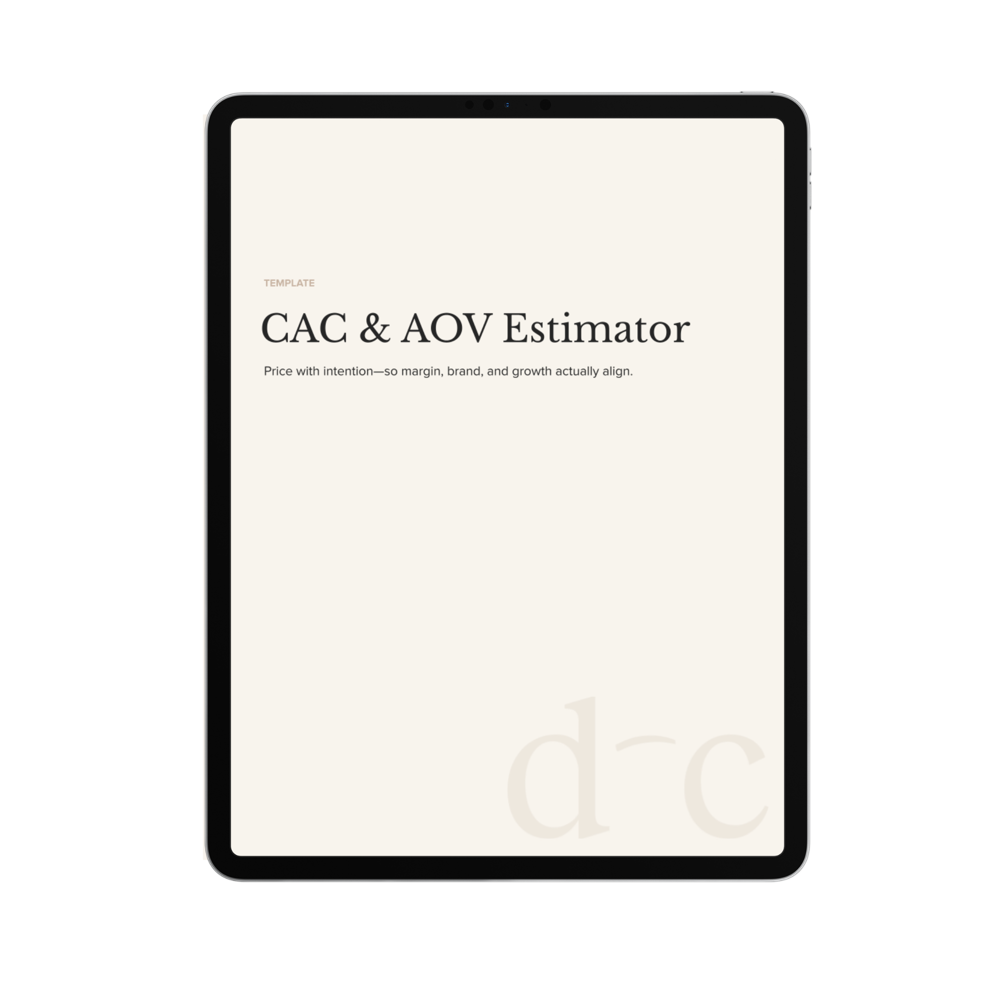 CAC & AOV Estimator
