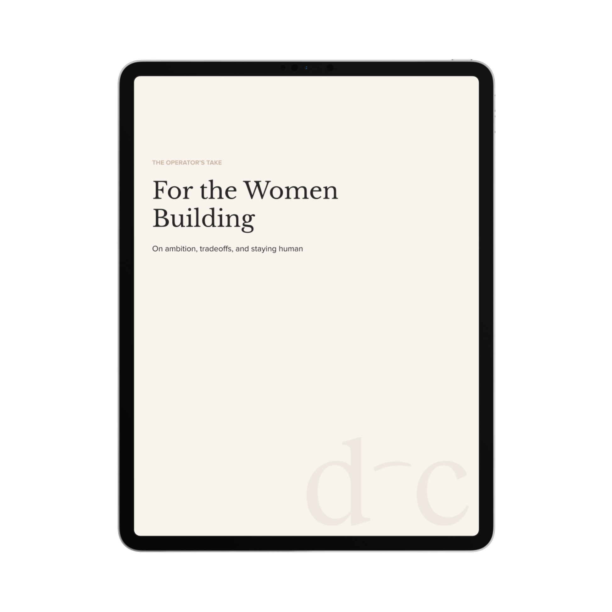 For the Women Building