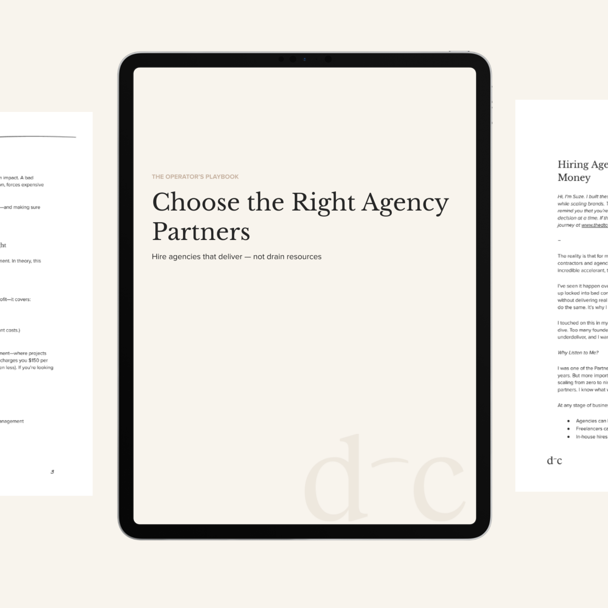Choose the Right Agency Partners