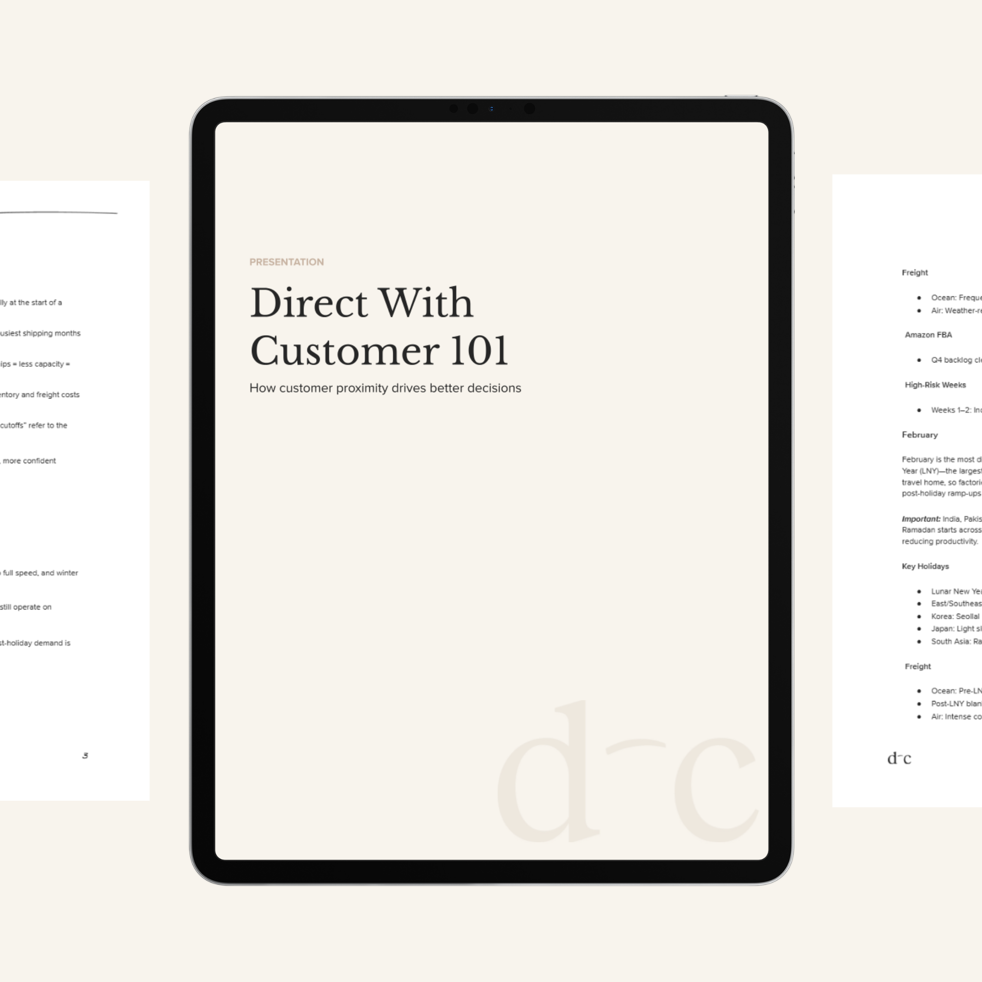 Direct With Consumer 101