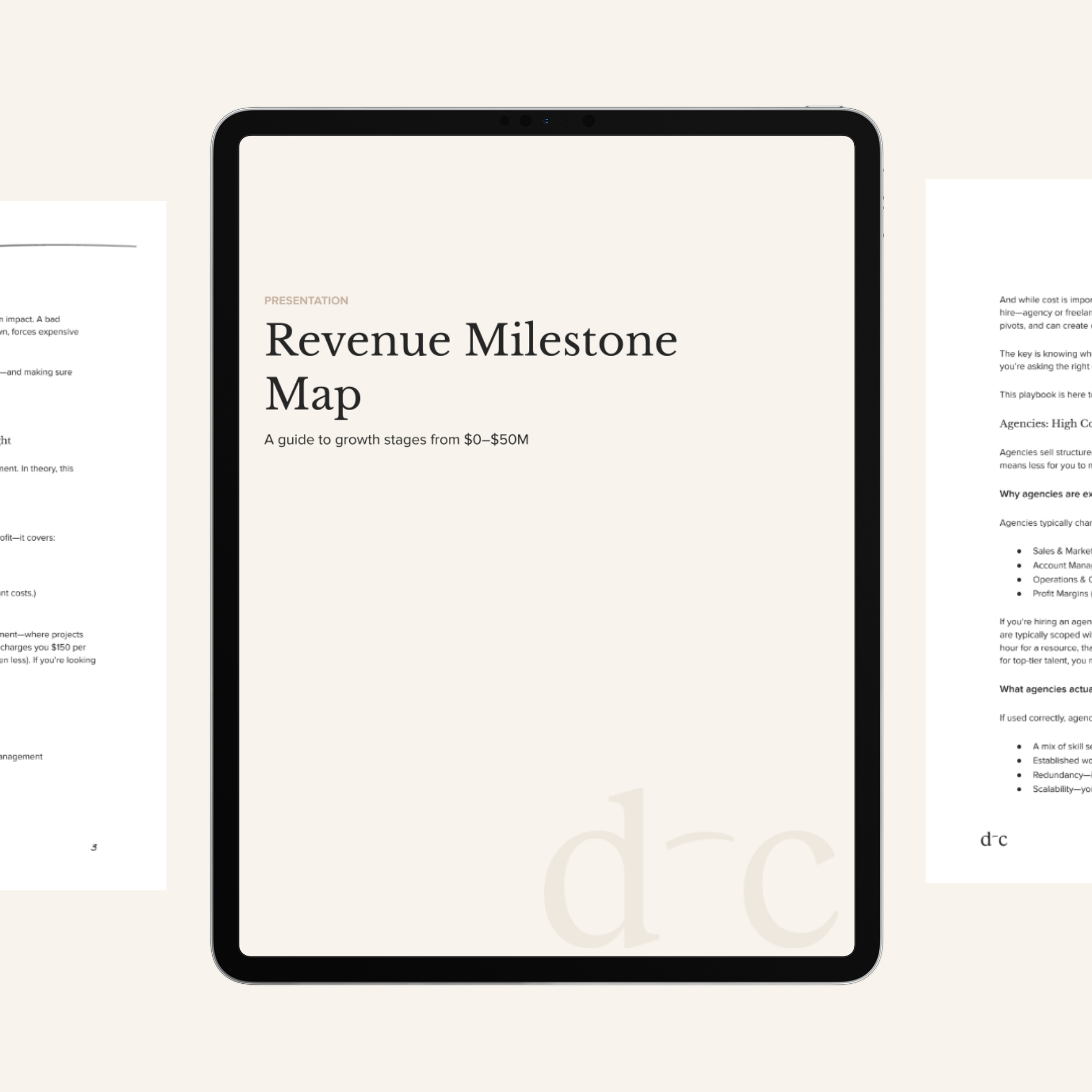 Revenue Milestones Map