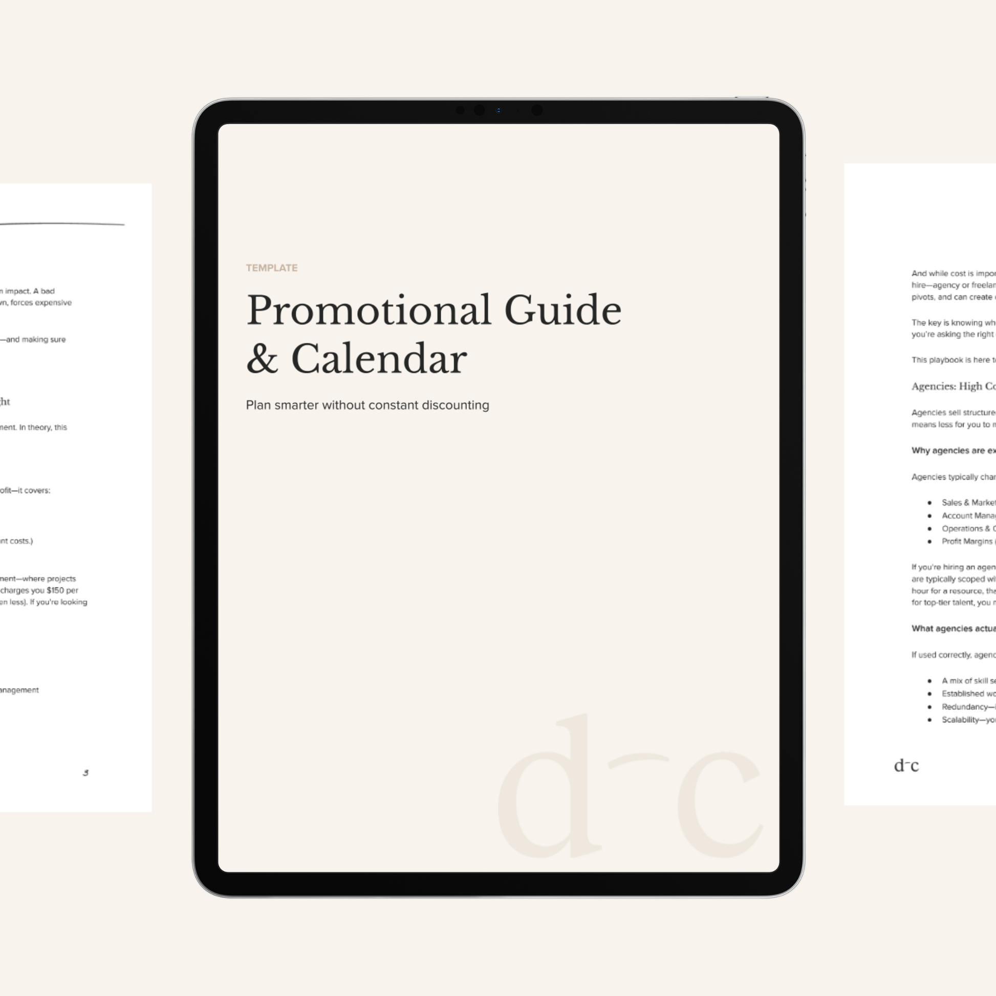 Promotional Guide & Calendar