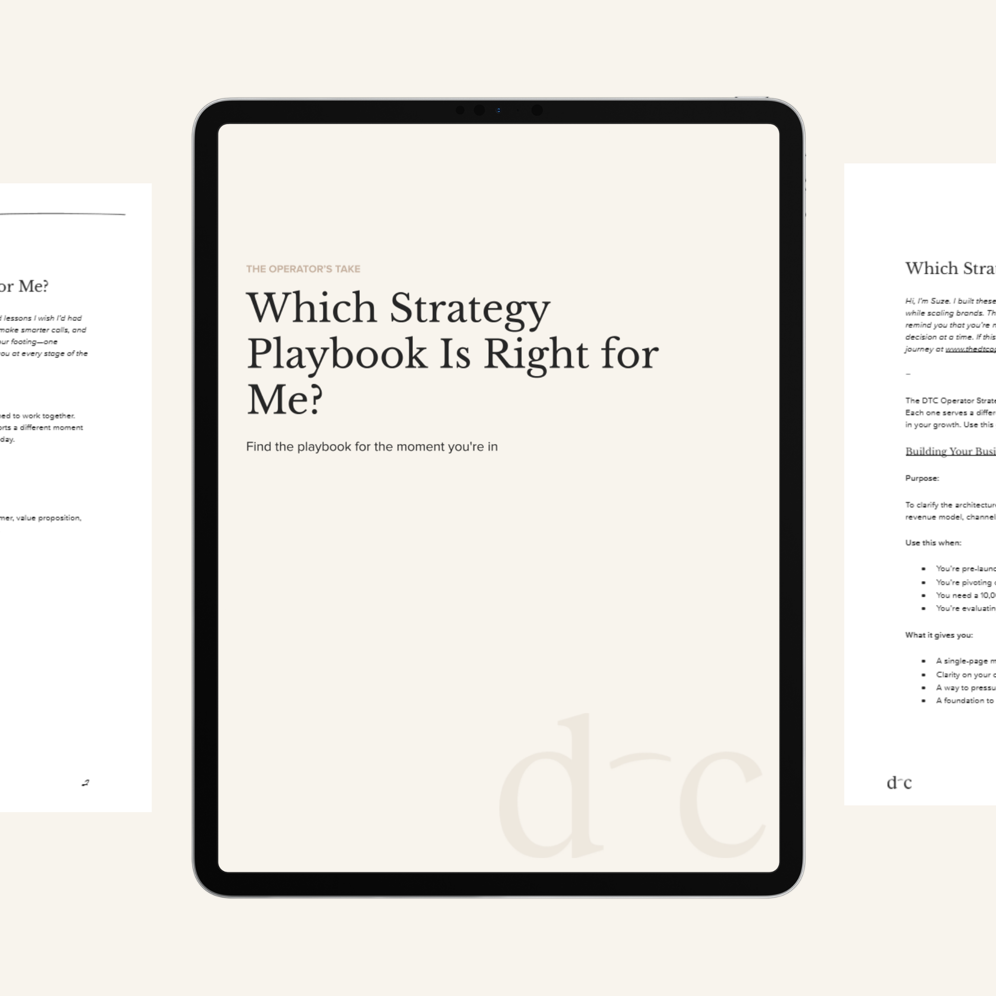 Which Strategy Playbook Is Right for Me?