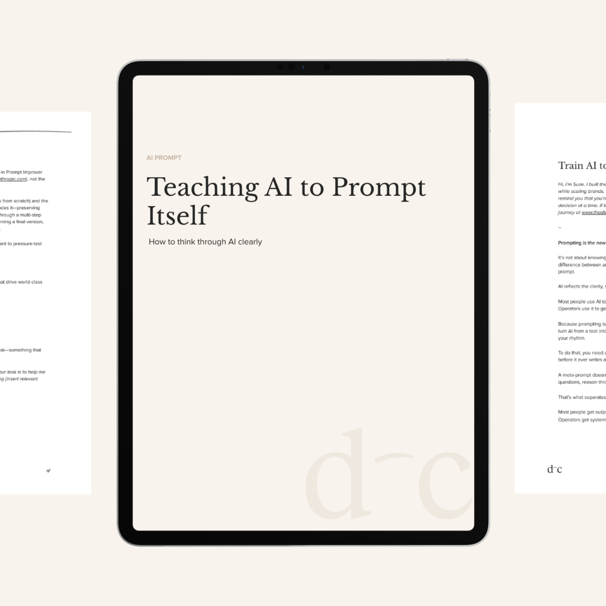 Teaching AI to Prompt Itself