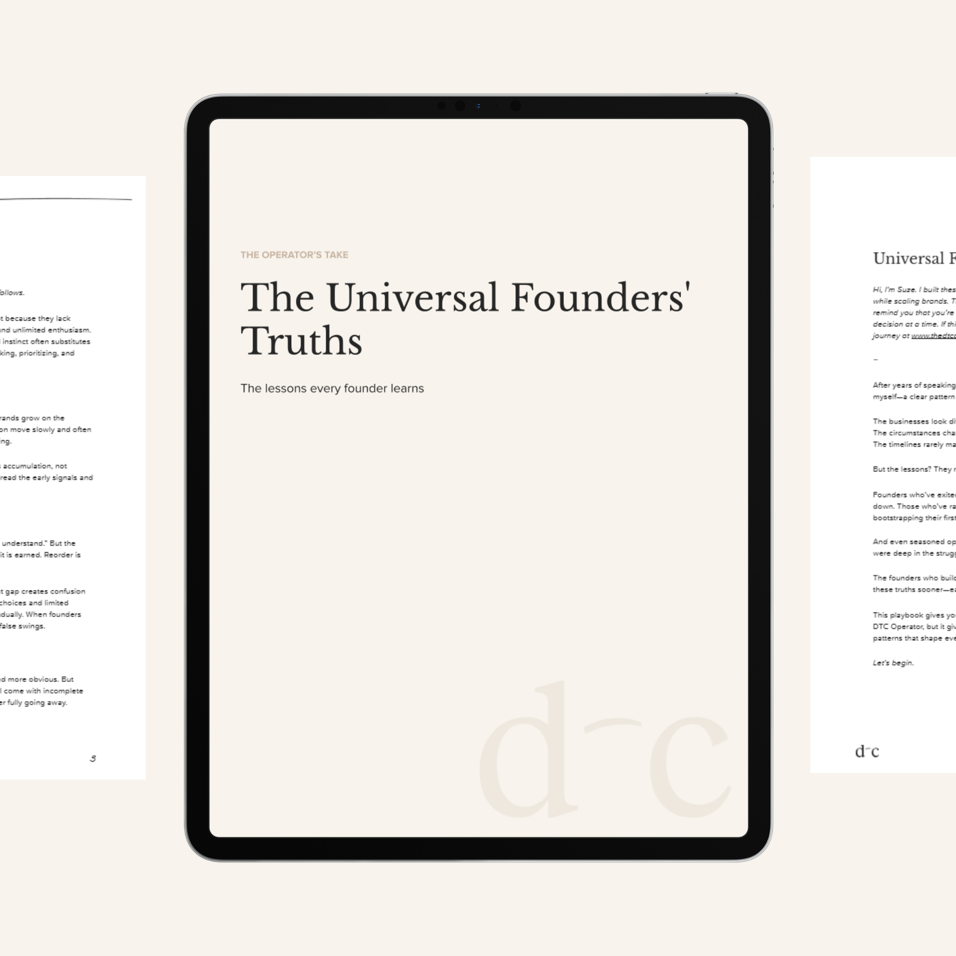 The Universal Founders' Truths