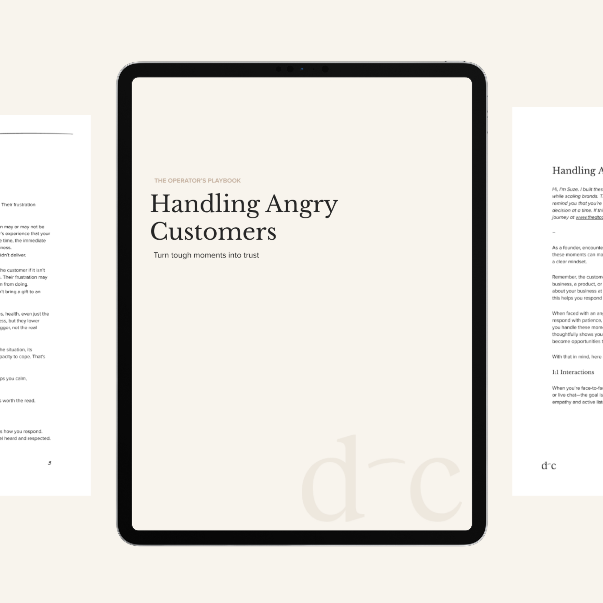 Handling Angry Customers