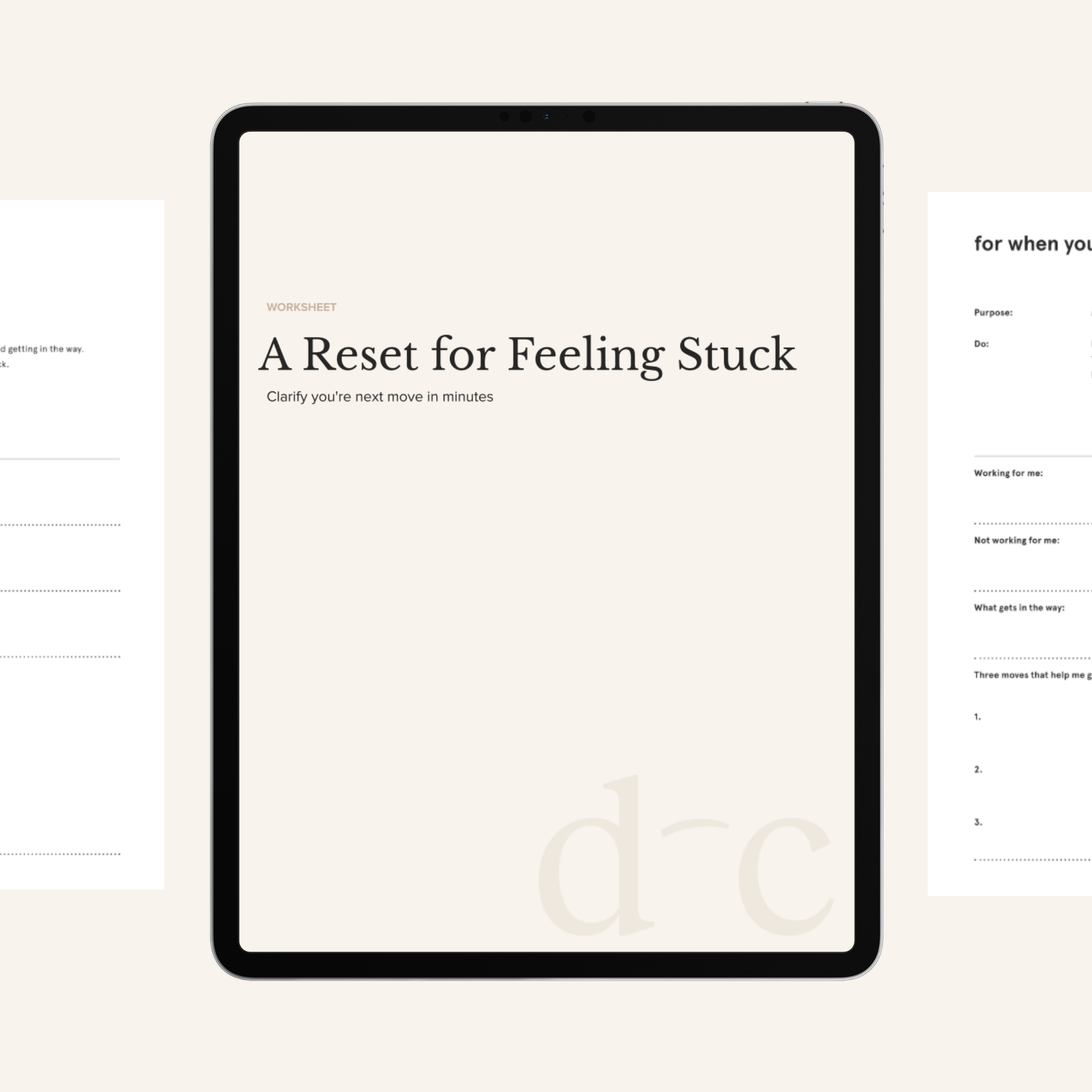 A Reset for Feeling Stuck