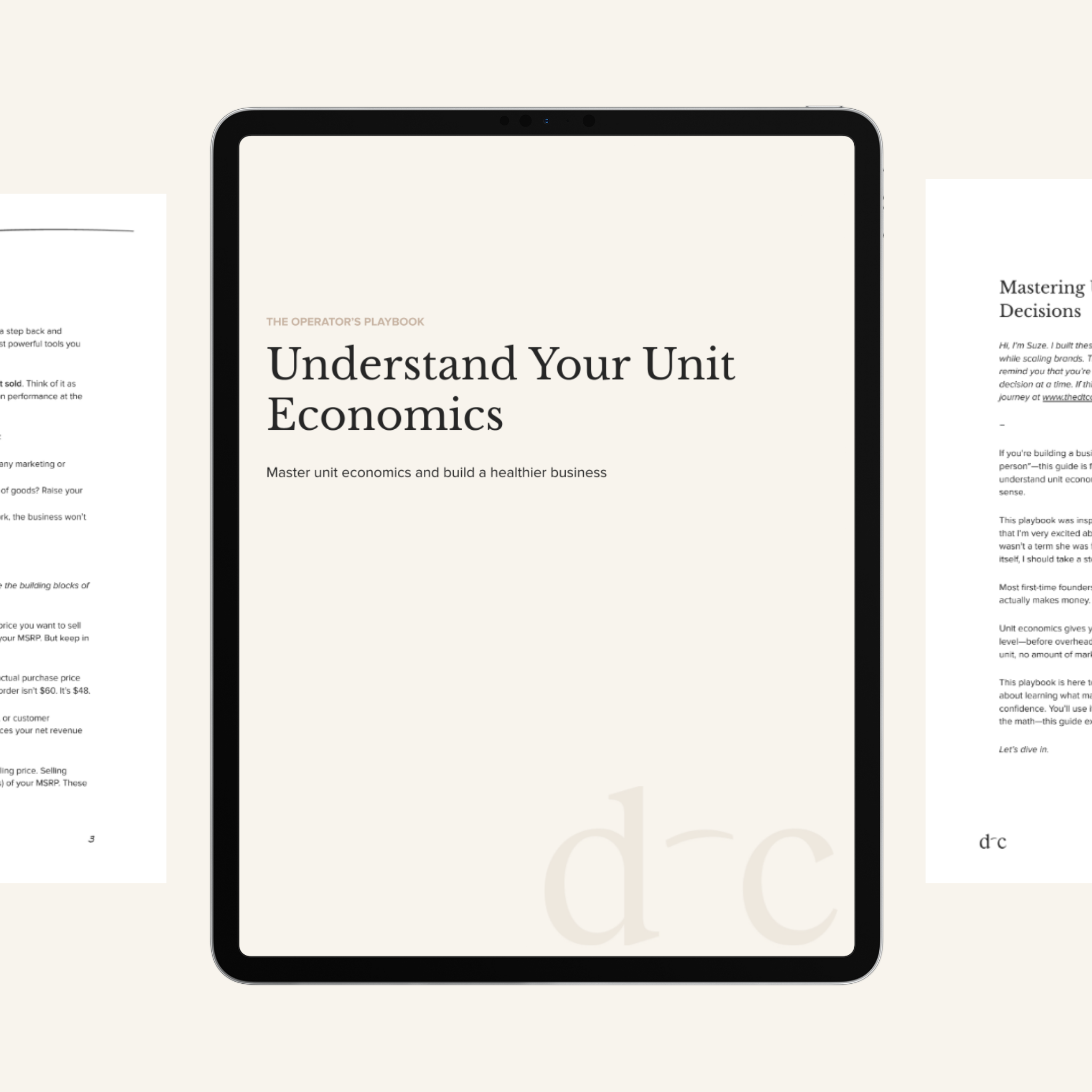 Understand Your Unit Economics